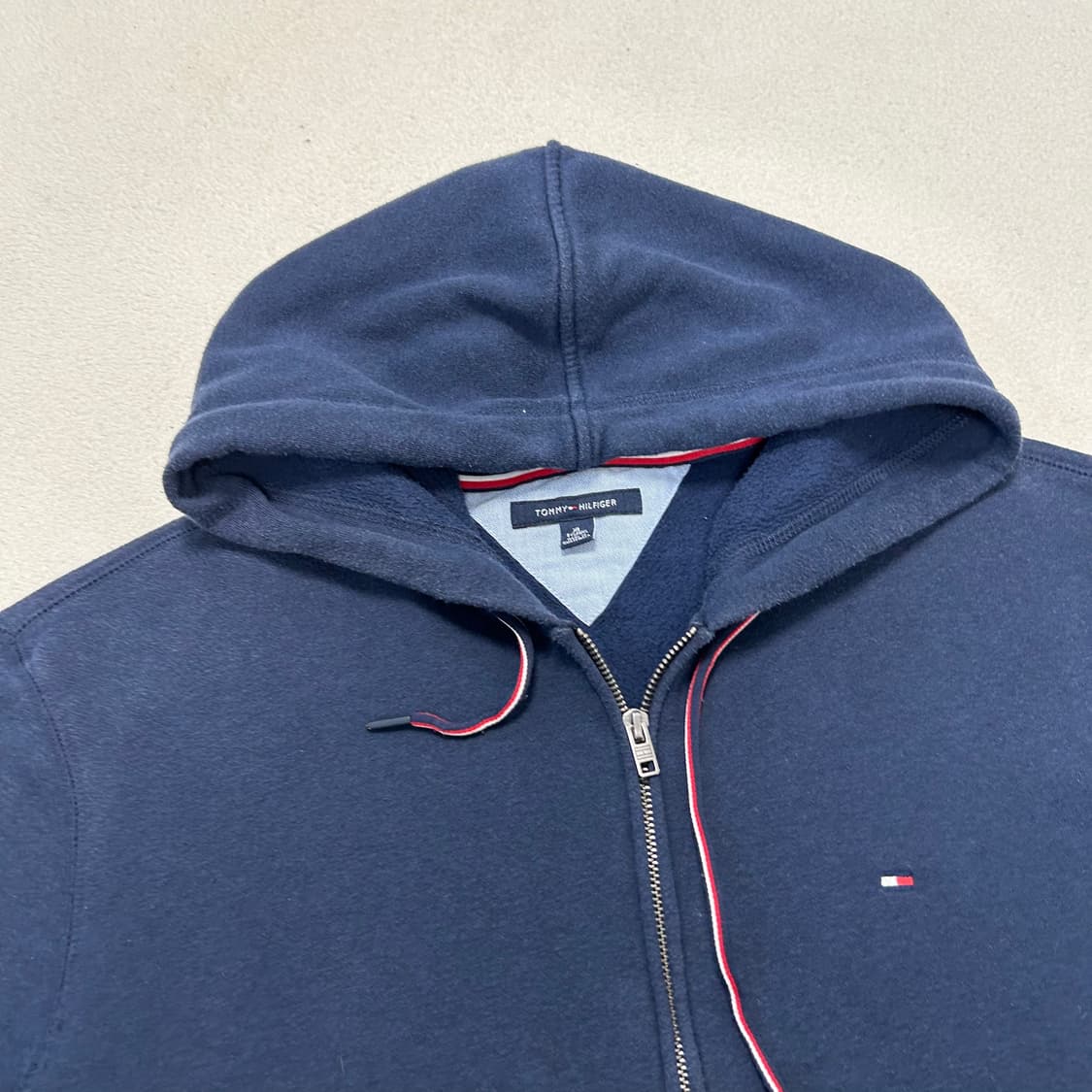 Tommy Hilfiger Navy Hoodie Zip-up  상품이미지5