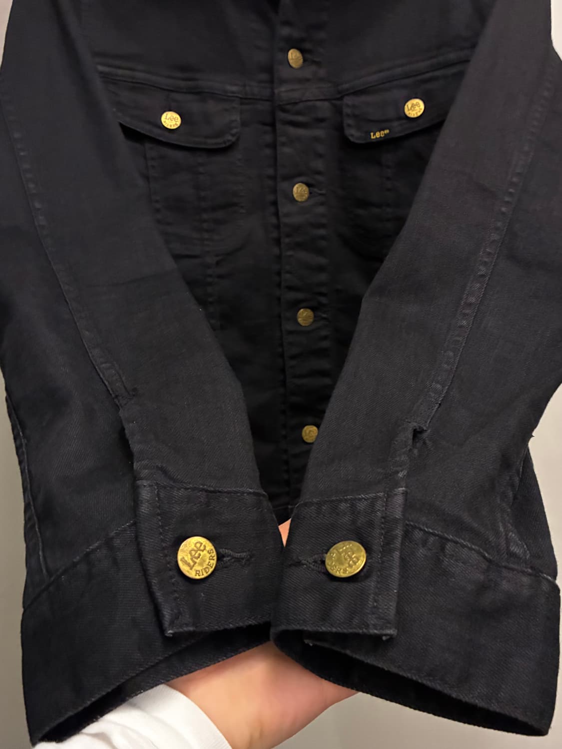 (M~L)LEE x 저널스탠다드 101J 데님 트러커자켓 블랙 상품이미지6