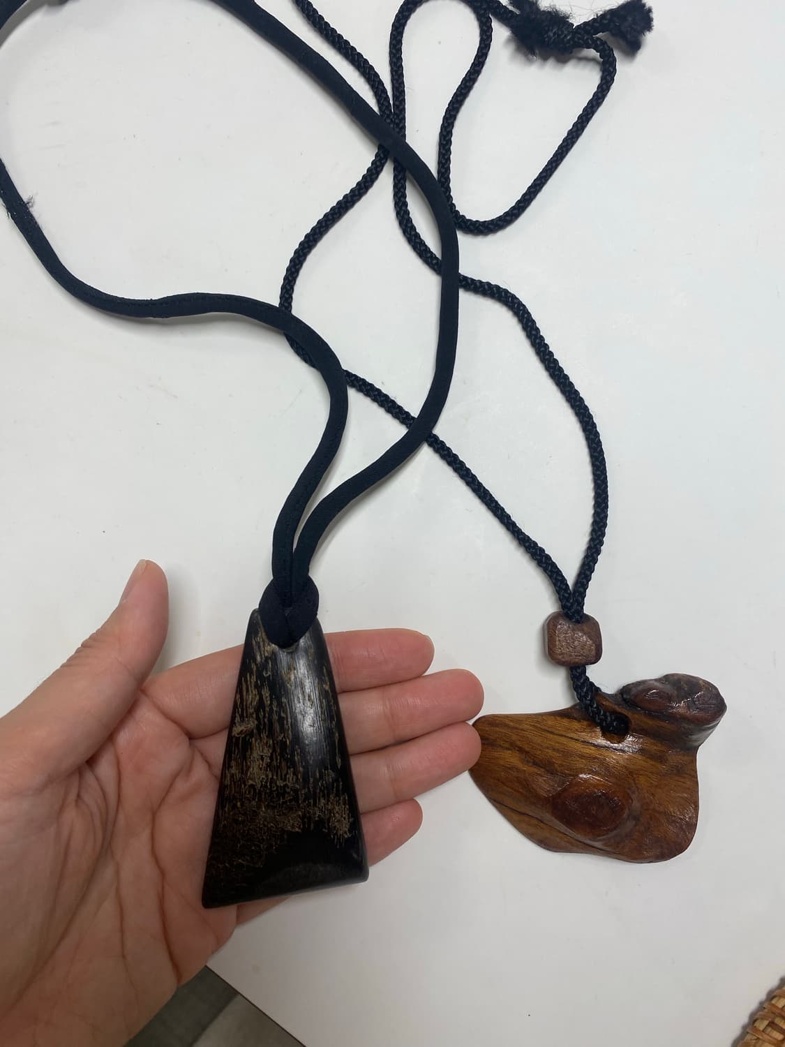 나무 팬던트 우드 목걸이 2세트 상품이미지4