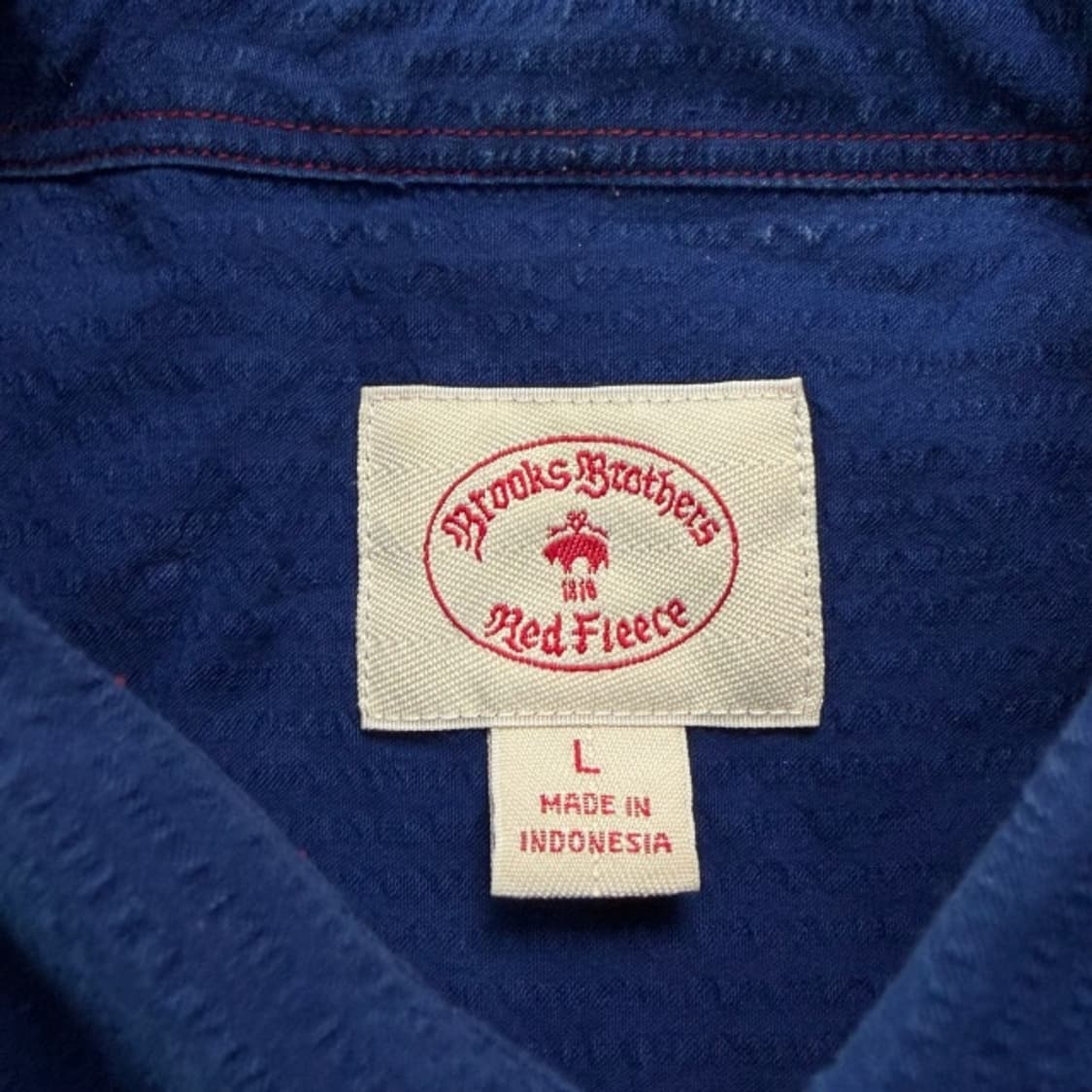 100 브룩스브라더스 레드플리스 시어서커 셔츠 상품이미지3