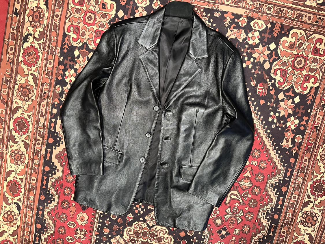 ( L-XL ) 가죽자켓 레더자켓 가죽블레이저 가죽카코트 양가죽 상품이미지6