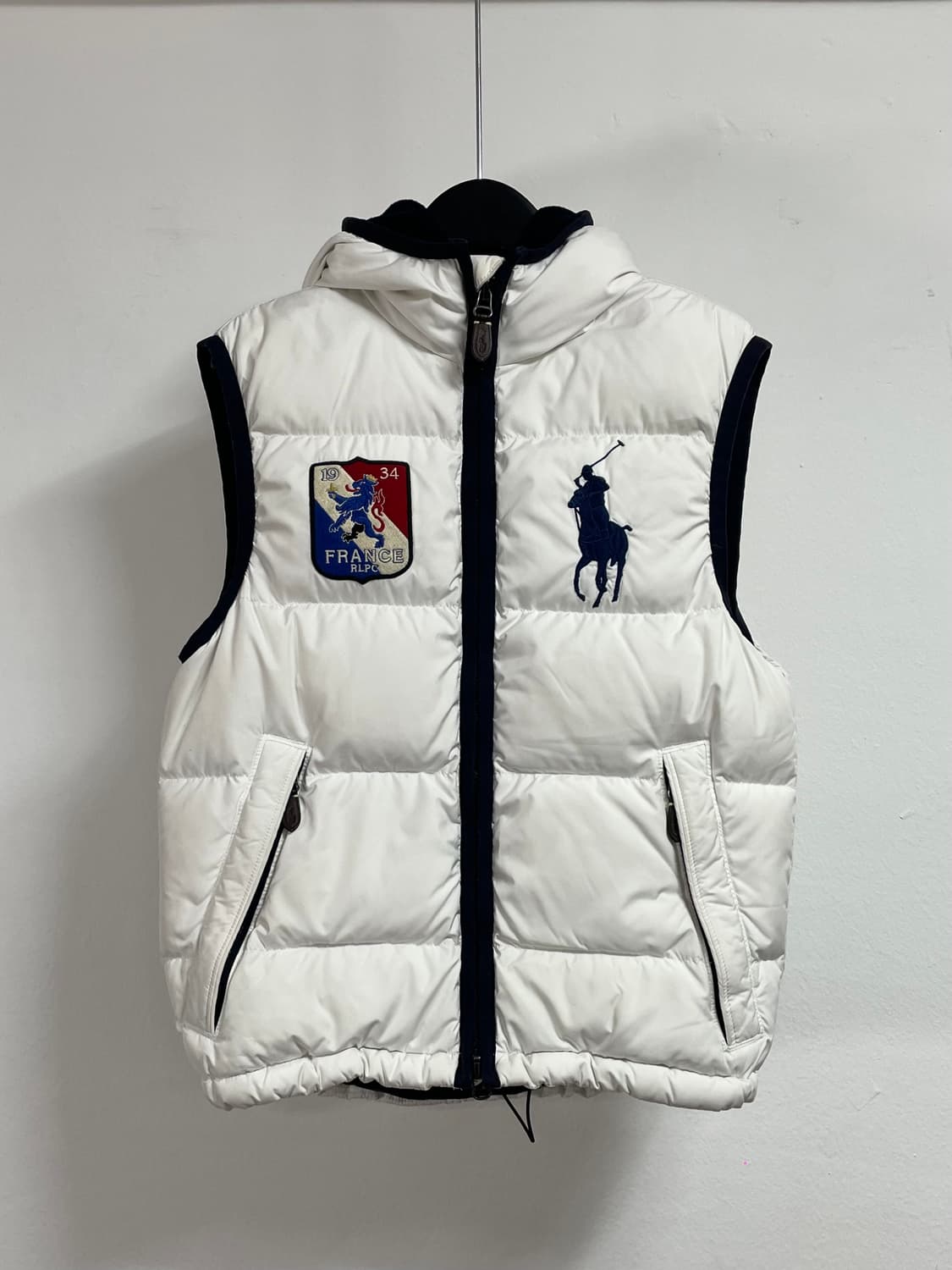 폴로 랄프로렌 빅포니 프랑스 후드 조끼패딩 (on.72) 상품이미지1