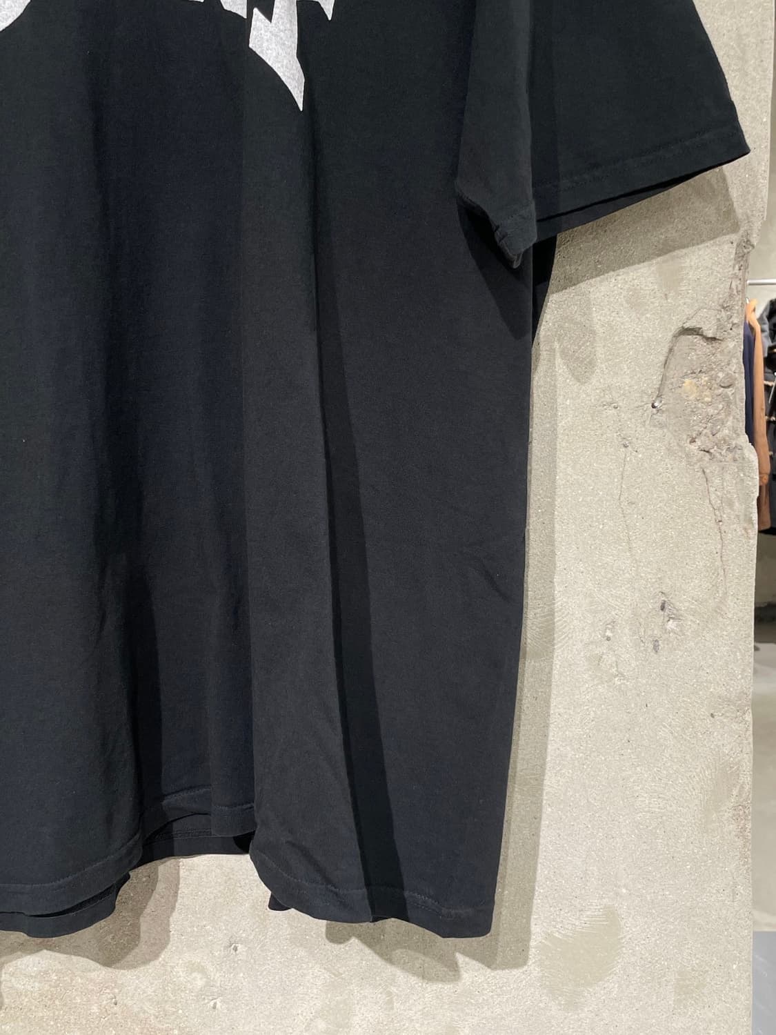 스투시 블랙 아치 로고 피그먼트 다이드 하프티 상품이미지5