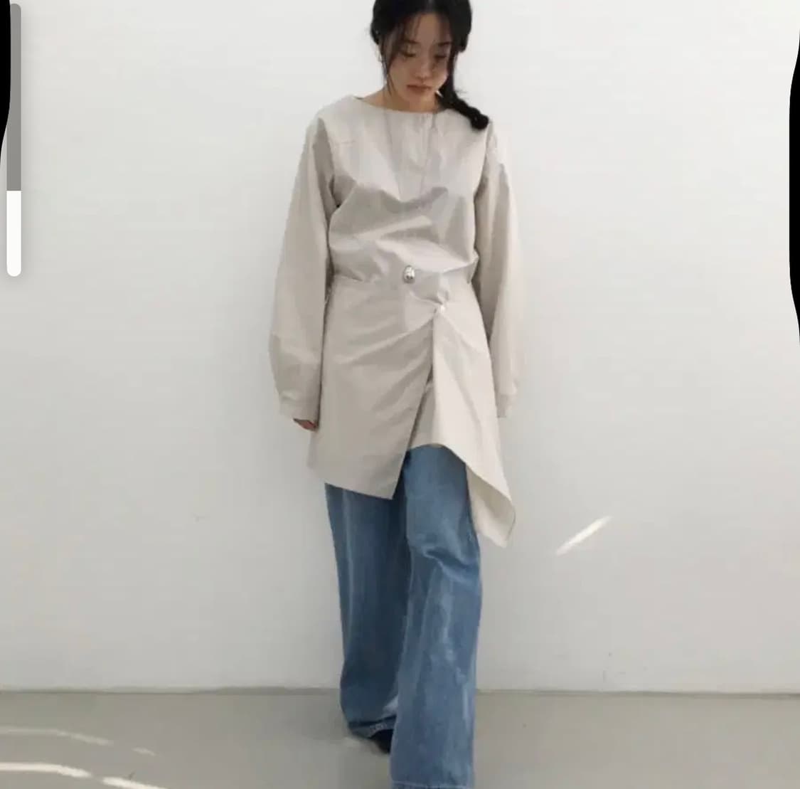 미닝아웃 meaningout 베이 레이어드 원피스 상품이미지4