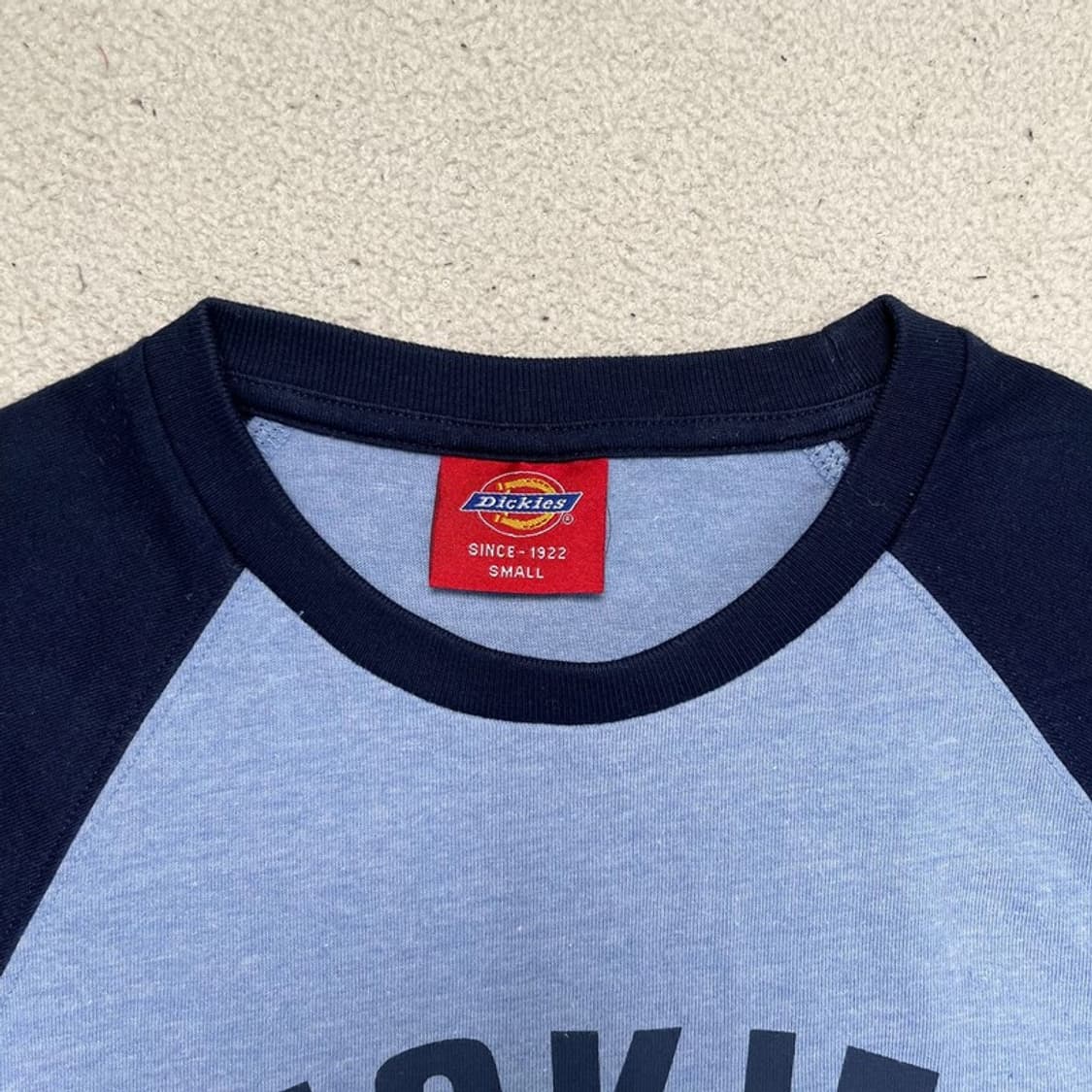 DICKIES 레글런 티셔츠 블루 S 상품이미지2