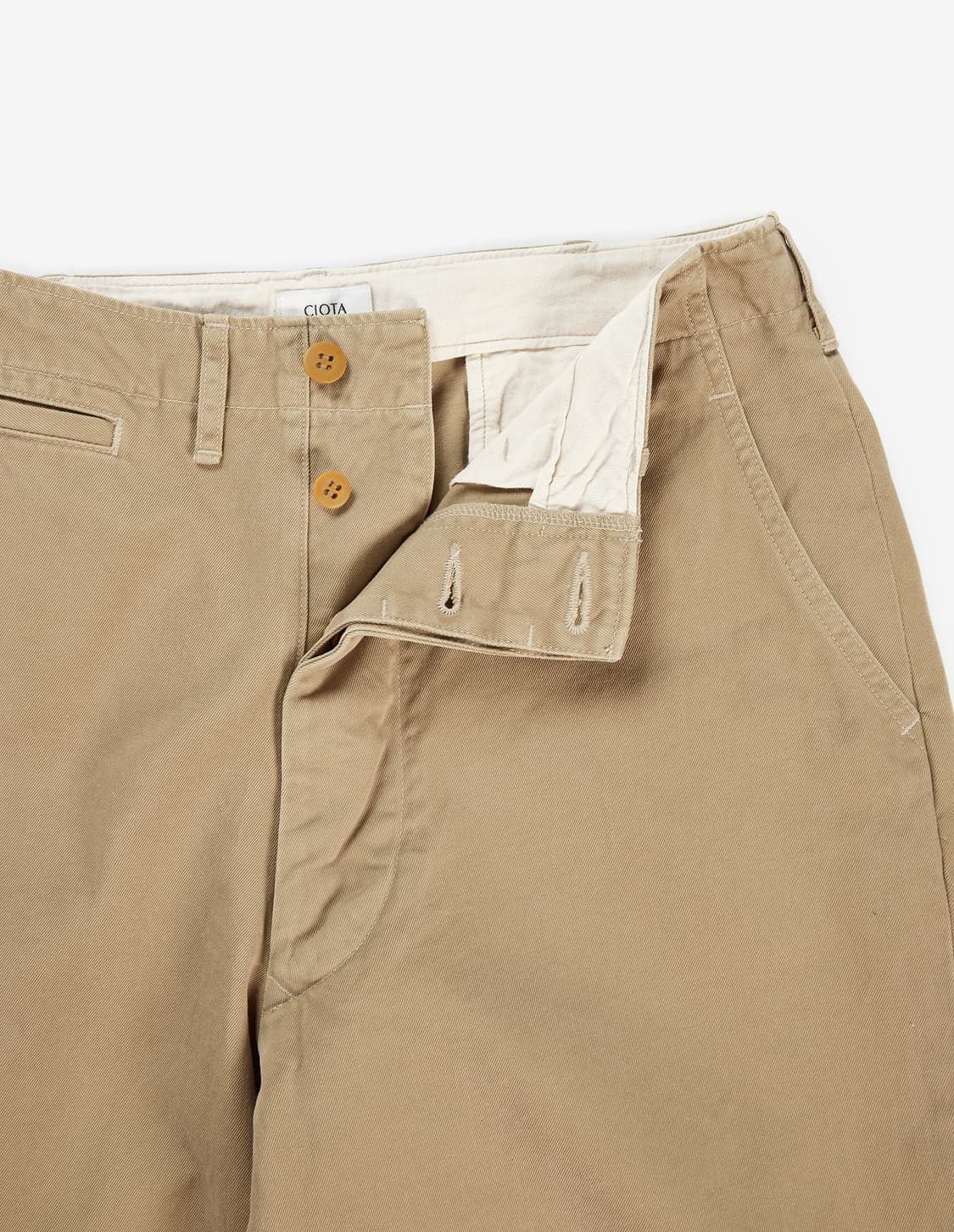 [6] 시오타 웨폰 치노 43khaki / Stone washed 상품이미지3