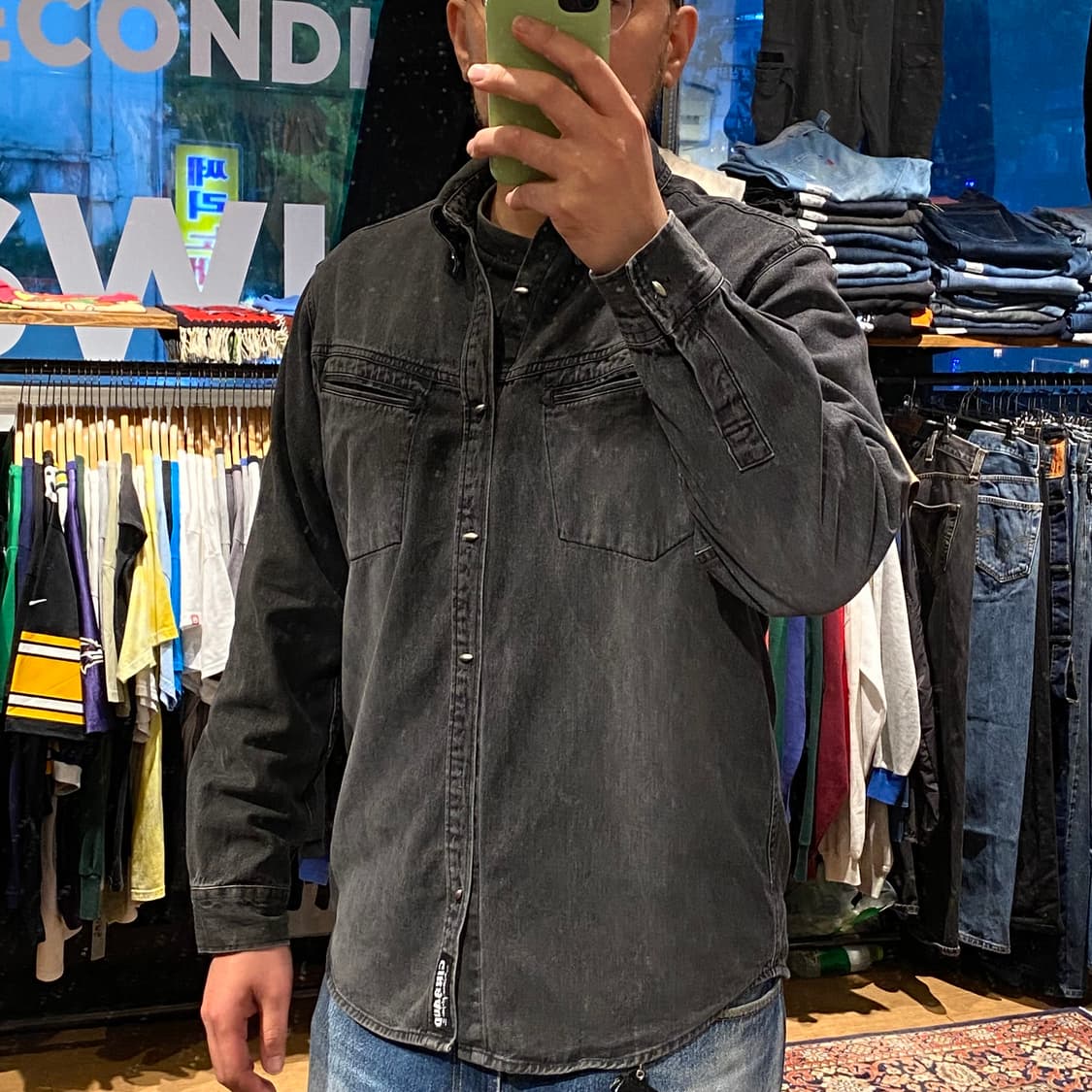 🌊90s marithe western denim shirts 상품이미지10