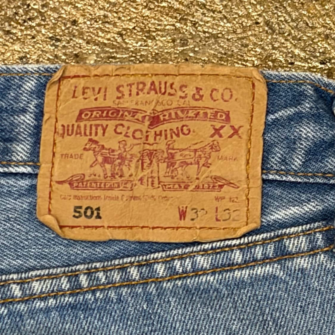 90s Made in UK 빈티지 리바이스 501 청바지 상품이미지10