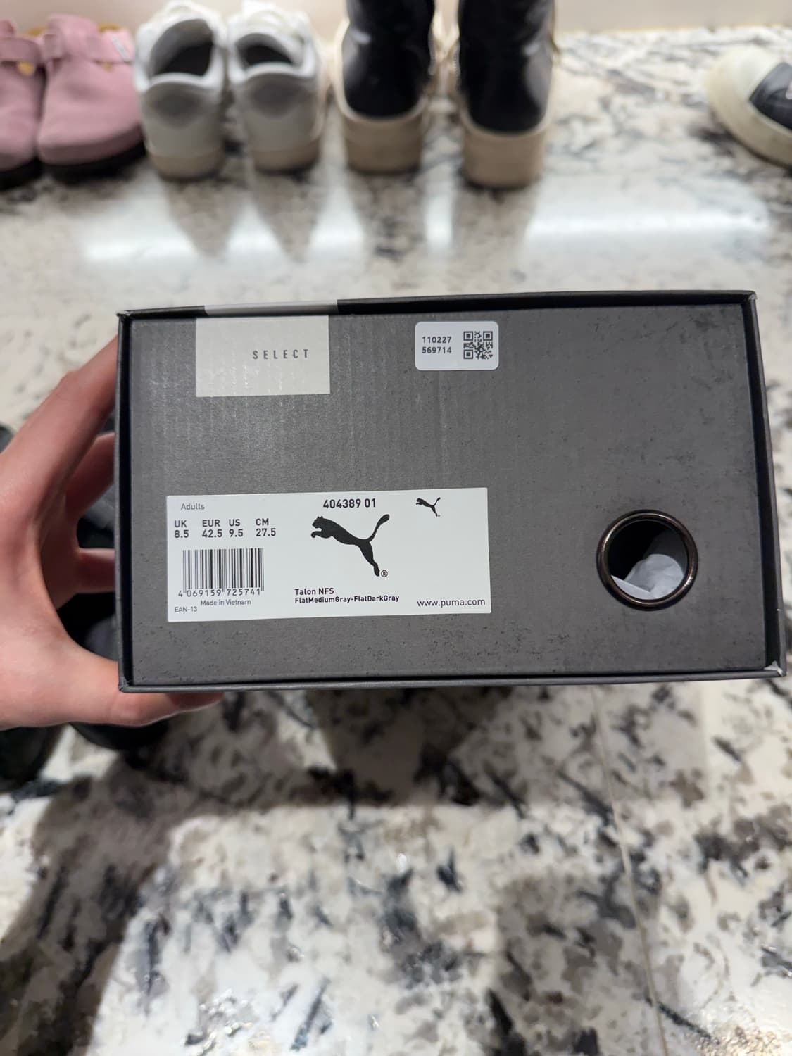 PUMA 푸마 x 노페이스 스튜디오스 탈론 OG 플랫 미디엄 그레이 상품이미지7