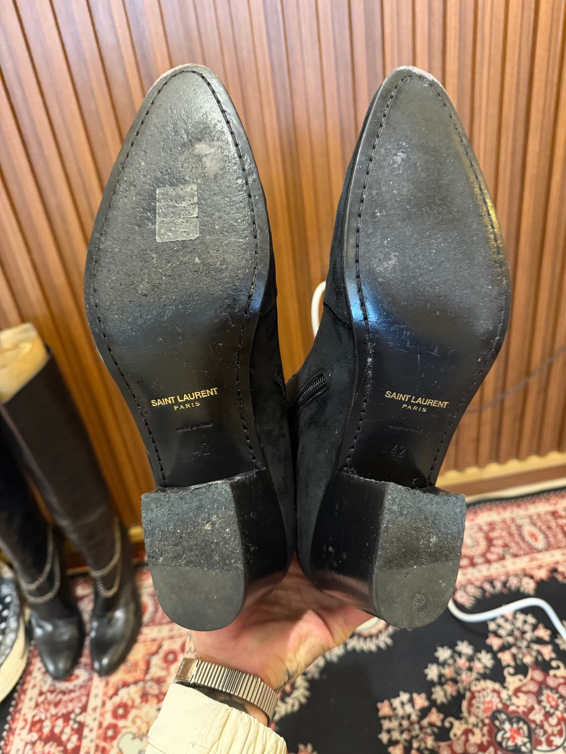 생로랑 바실리 스웨이드 부츠 상품이미지5