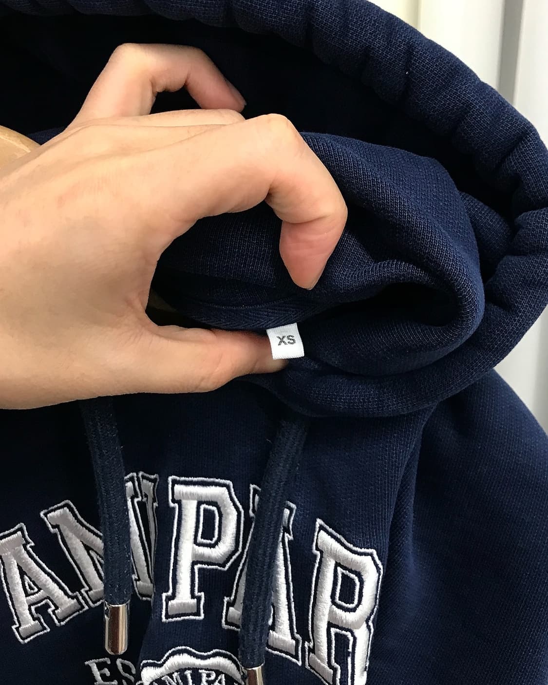 아미 프랑스 파리 후드티 노틱 블루 상품이미지3