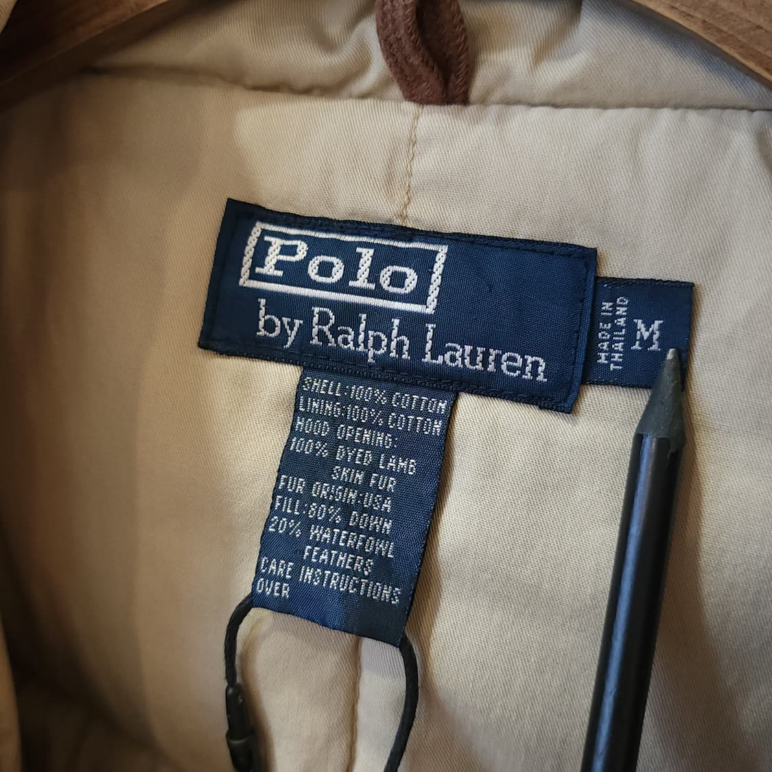 폴로 랄프로렌 밀리터리 b9 다운파카 M 상품이미지6