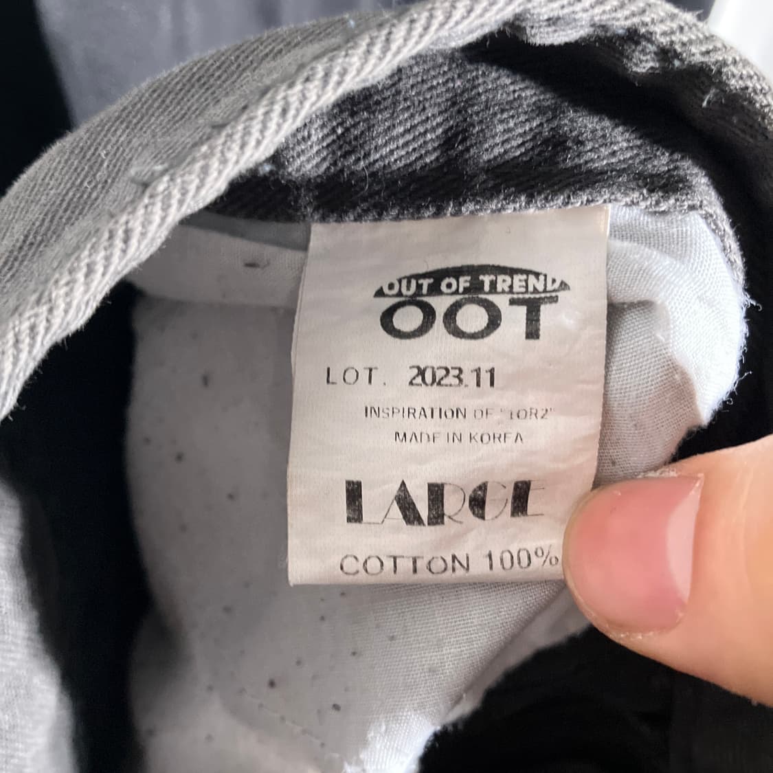L)OOT 더블니 카고 팬츠 와이드 팬츠 상품이미지8