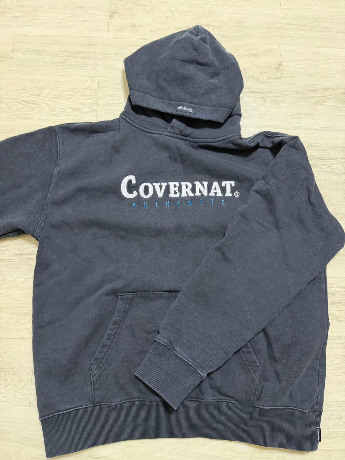 커버낫 피그먼트 후드티 상품이미지1