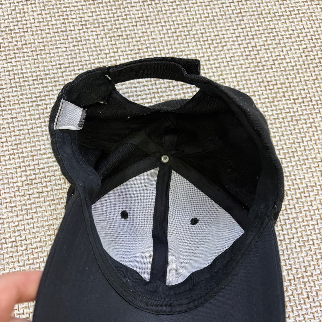 F 빈티지 블랙 캡 모자 0609D2 상품이미지6