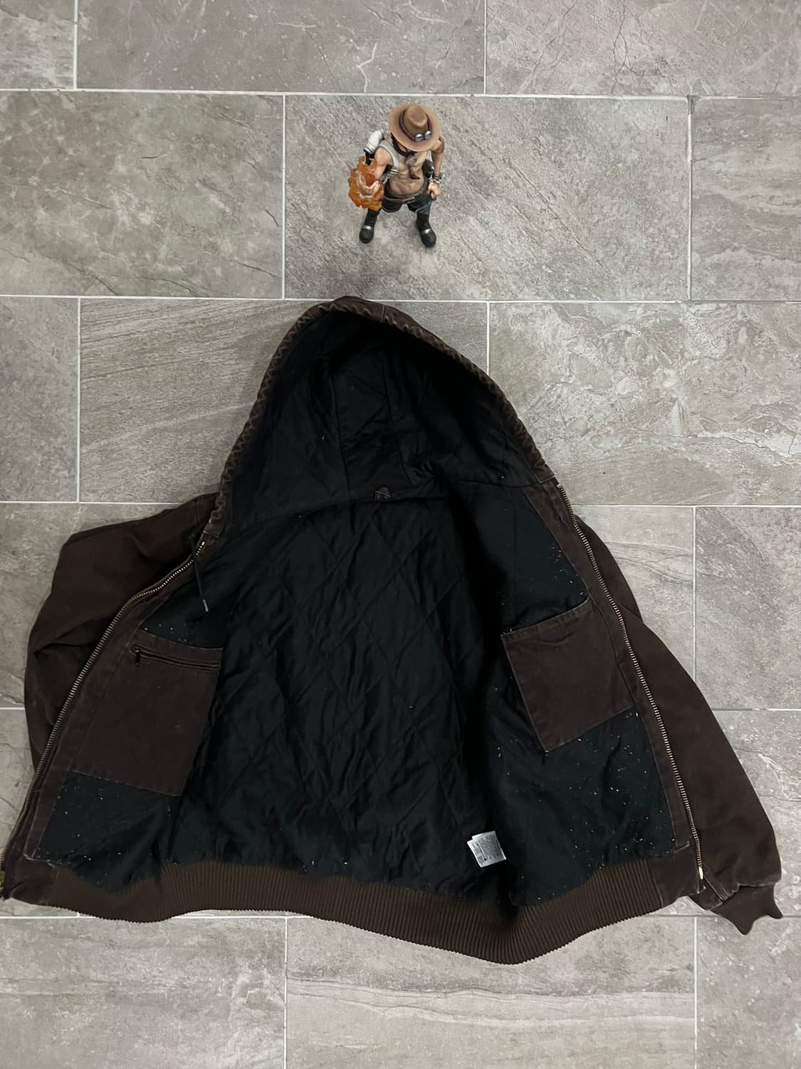 (L) 칼하트 덕 액티브 후드자켓 J130 DKB 다크브라운 상품이미지3