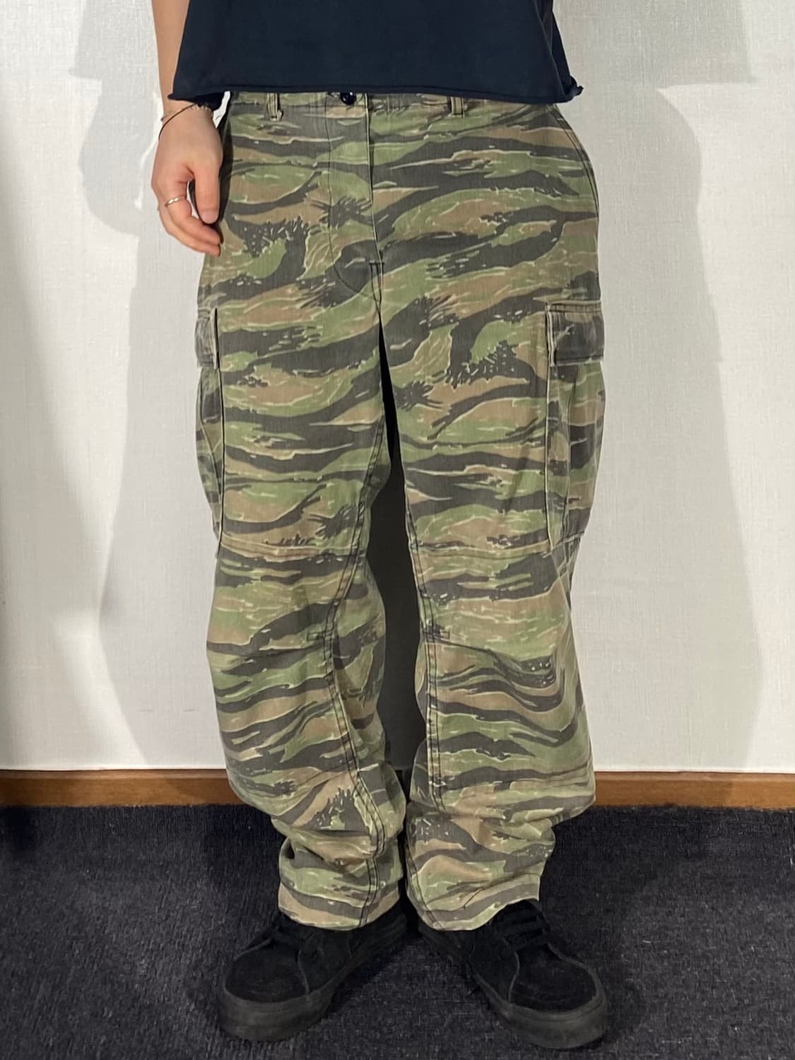 [M] U.S.ARMY 미군 타이거 카모 밀리터리 BDU 카고팬츠 상품이미지9