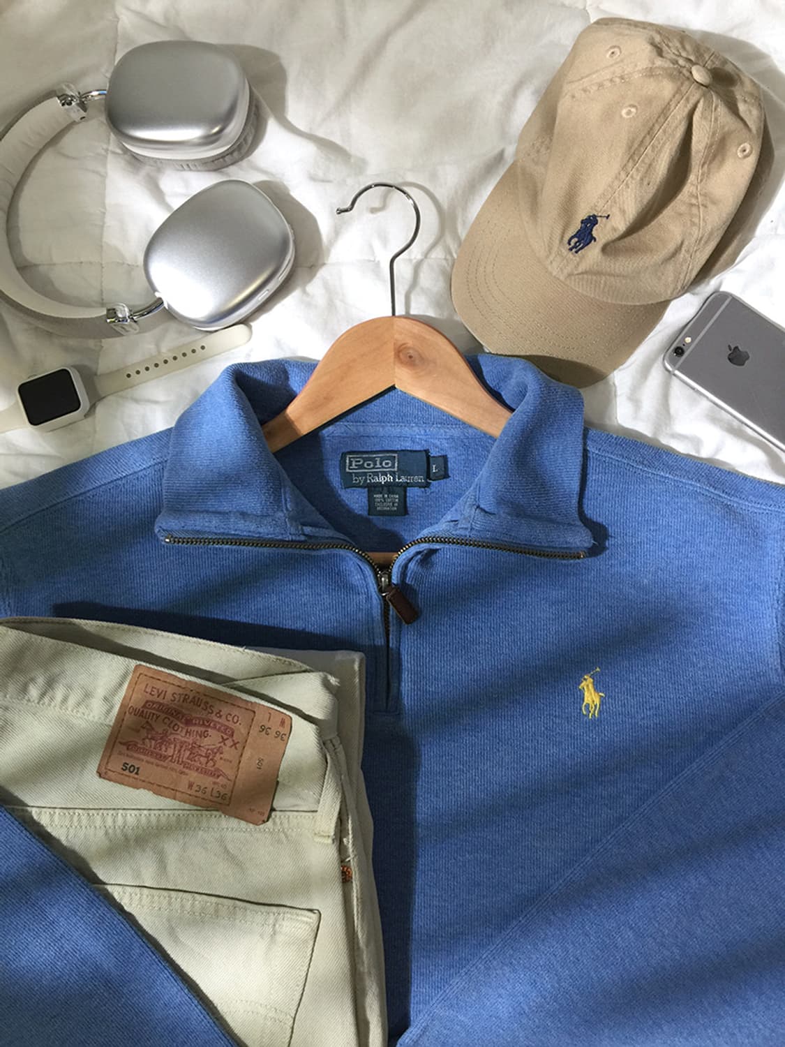 (MAN) 폴로랄프로렌 스웻 반집업 L 상품이미지1