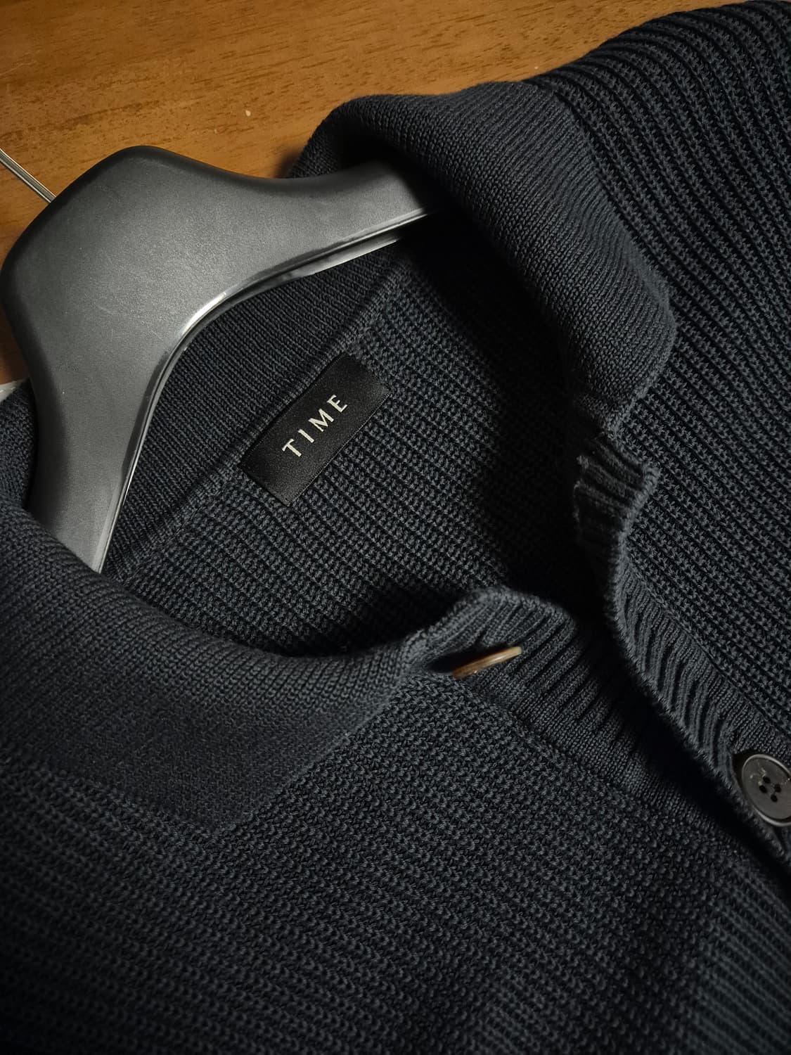 타임옴므 가디건 100 챠콜 상품이미지3