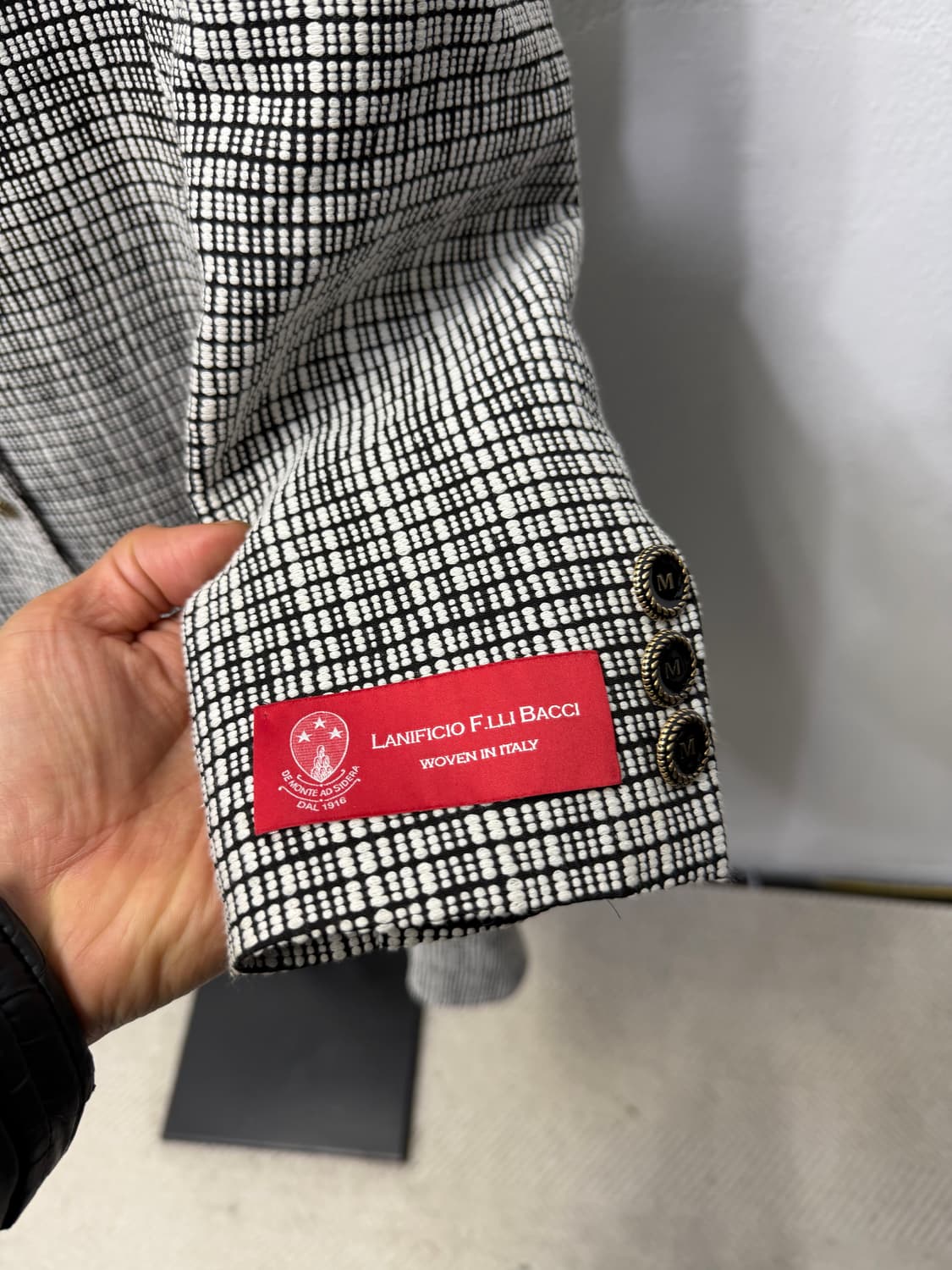 정품) MOJOS.PHINE 체크 패턴 자켓 77 상품이미지4