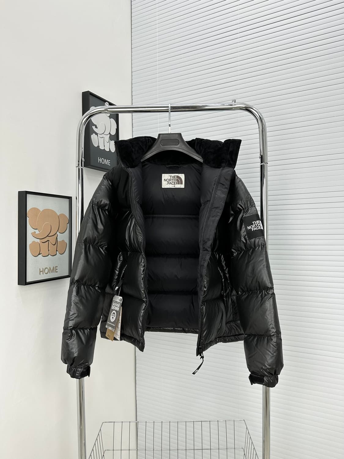 노스페이스 화이트 라벨 노벨티 눕시 RDS 다운 자켓 블랙 상품이미지2