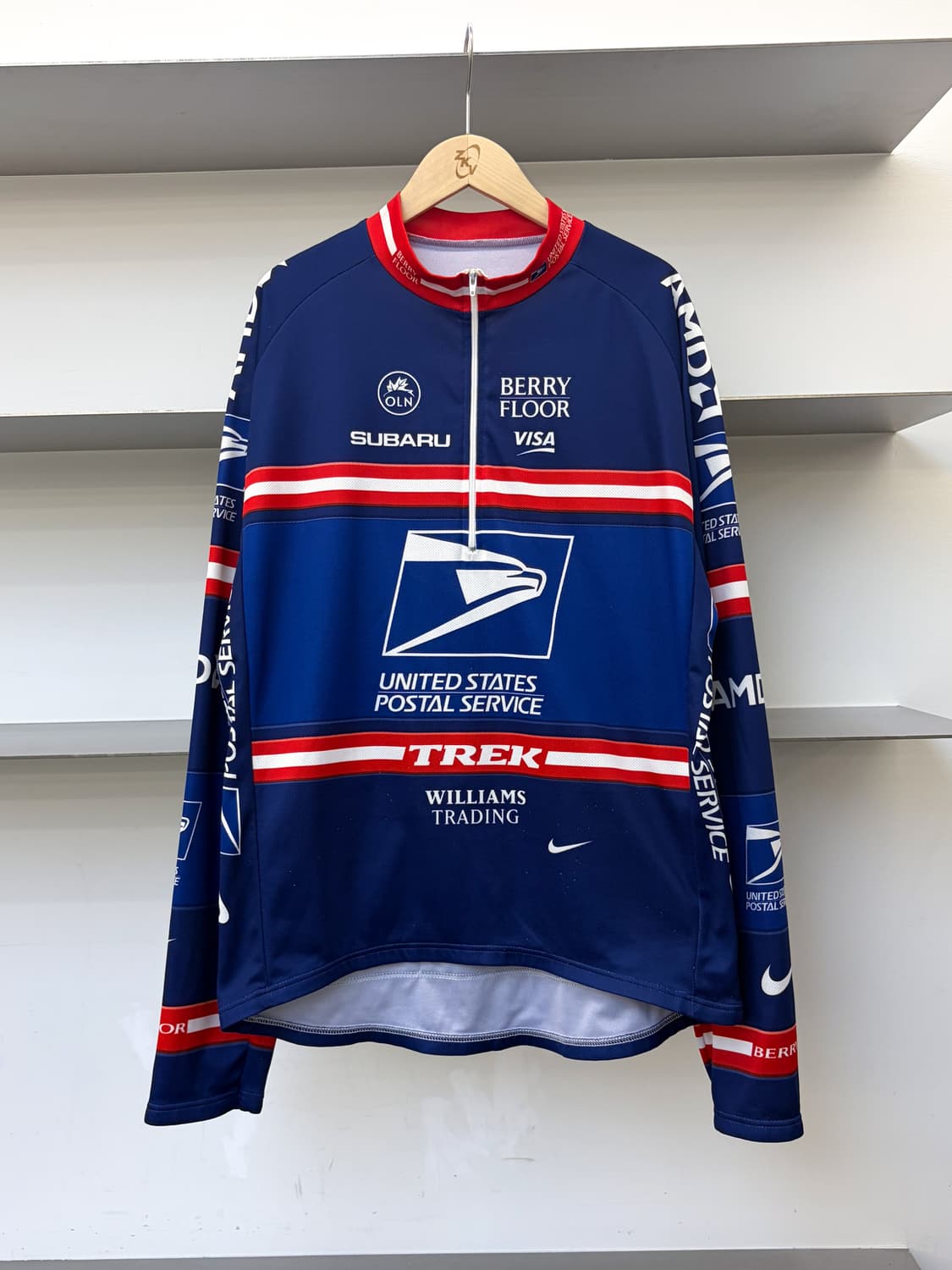 나이키xUSPS 트렉 사이클링 하프 집업 탑 상품이미지1