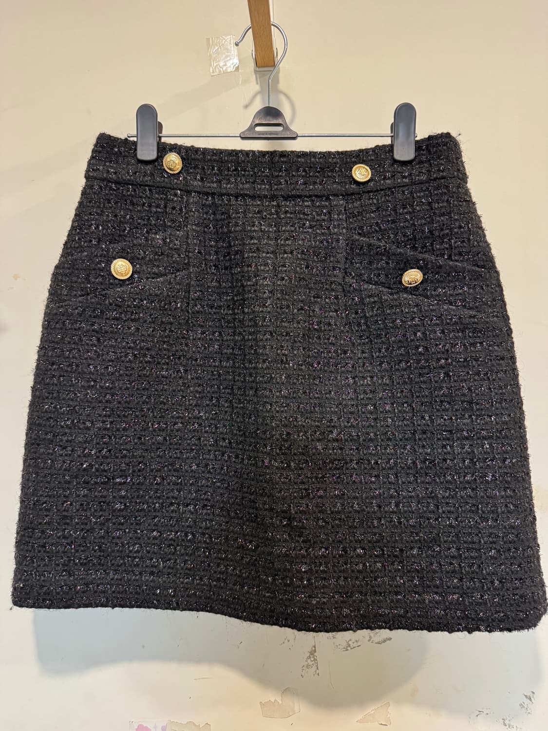 maje 마쥬 펄 트위드 버튼 스커트 상품이미지3