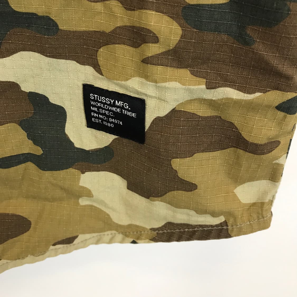 스투시 STUSSY 립스탑 카모셔츠 [M] 상품이미지3