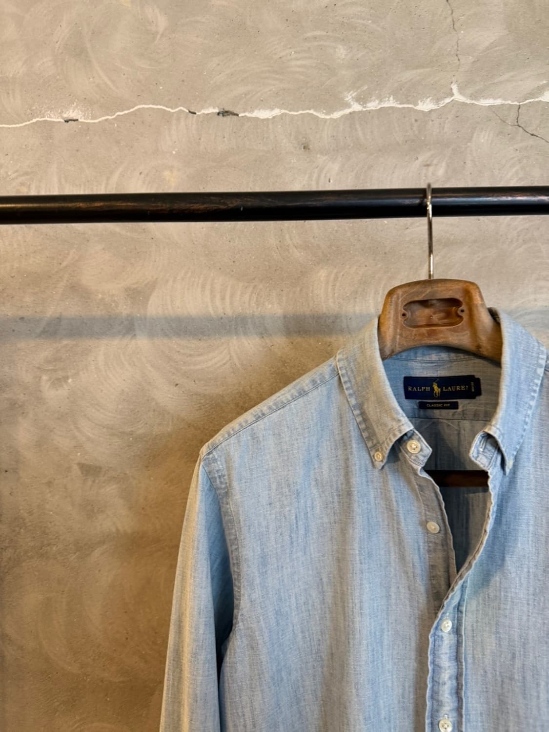 폴로 랄프로렌 샴브레이 버튼다운 셔츠 100 상품이미지6