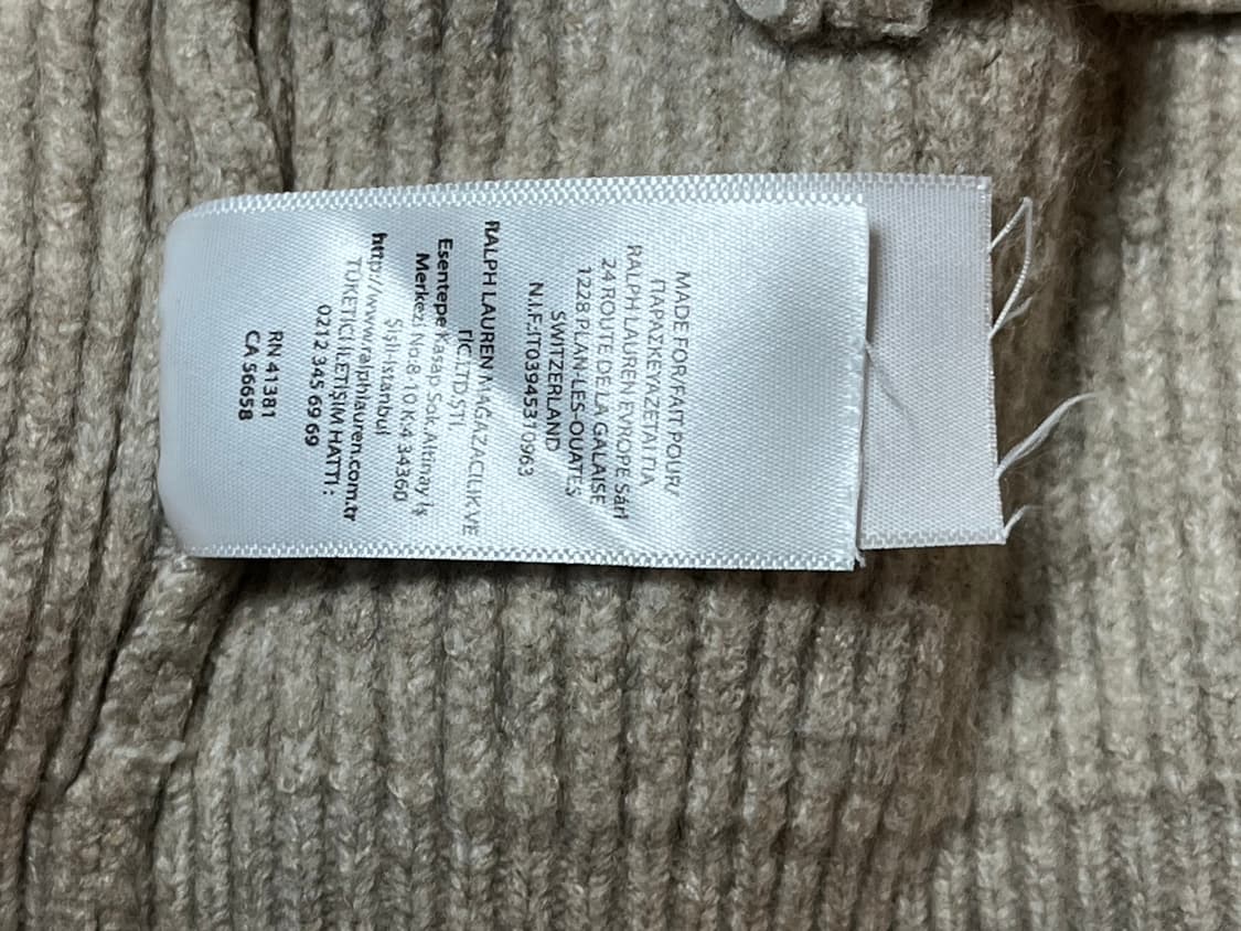 폴로 니트 집업 L 상품이미지4