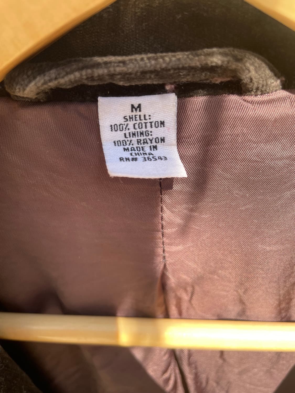 90s 켈빈클라인 다크브라운 벨벳 쓰리버튼 블레이저  상품이미지10