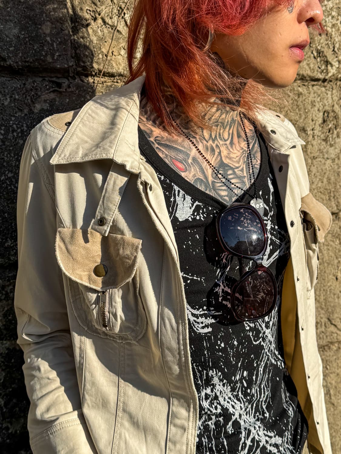 zipper pocket details Shirt 상품이미지2