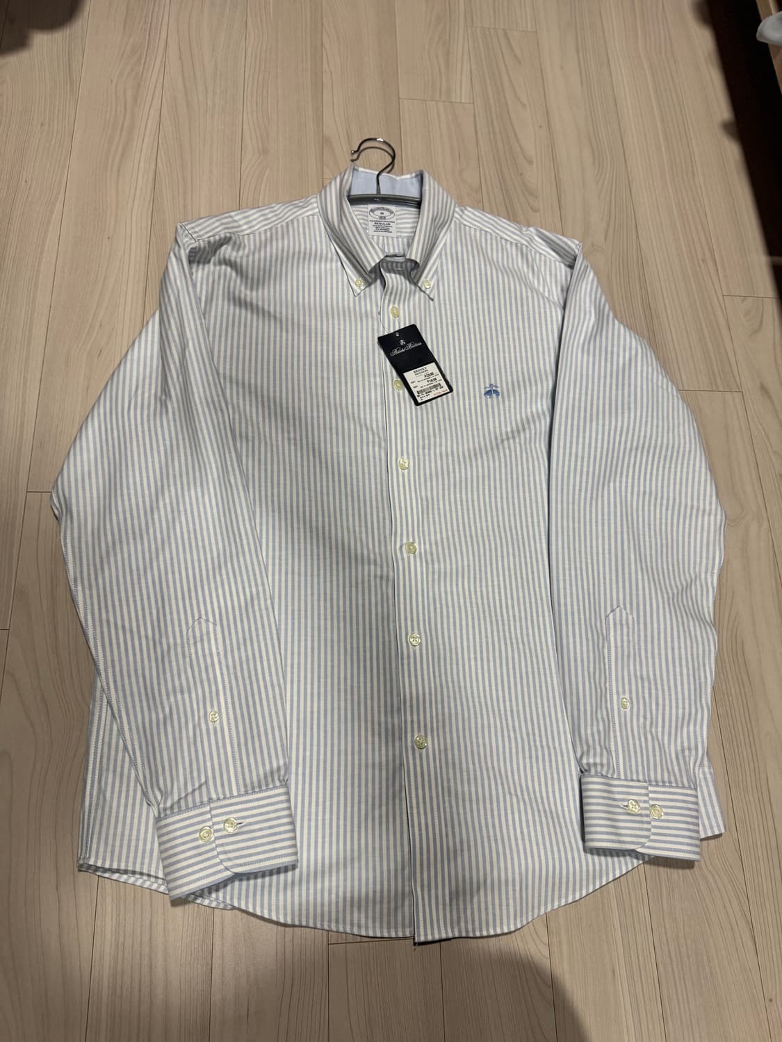 브룩스브라더스 논아이론 스트라이프 셔트 (라이트블루) 상품이미지1