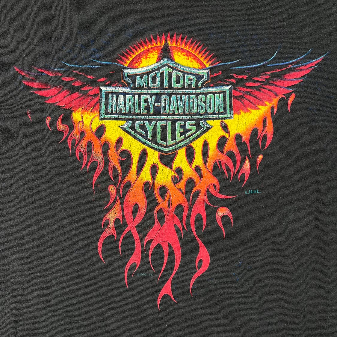 빈티지 할리데이비슨 이글 플레임 로고 롱슬리브 상품이미지5