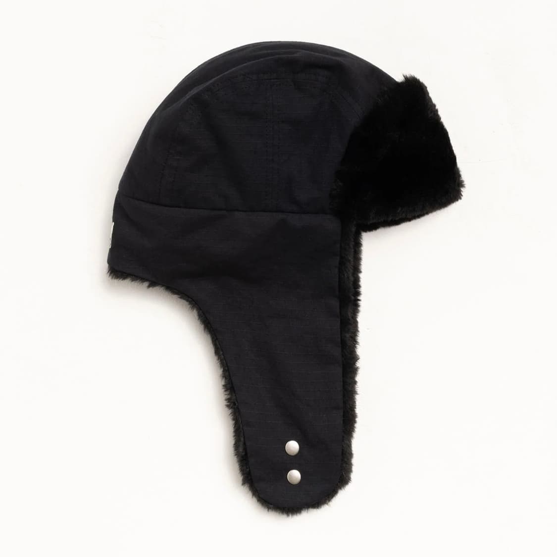 [L/XL] 스투시 립스탑 트래퍼 캡 블랙 상품이미지5