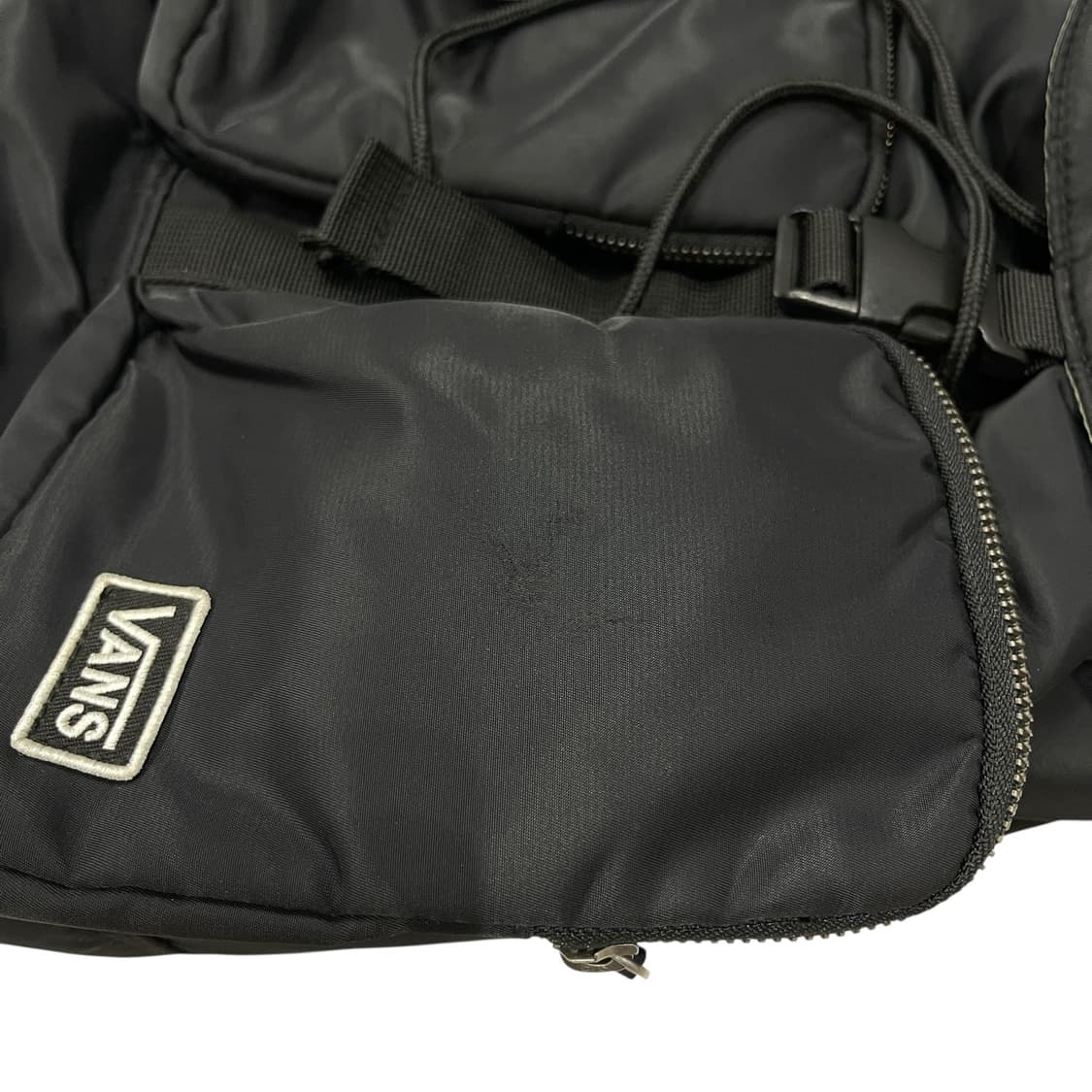 VANS 반스 포켓 복조리 나일론 백팩 가방 블랙 상품이미지9