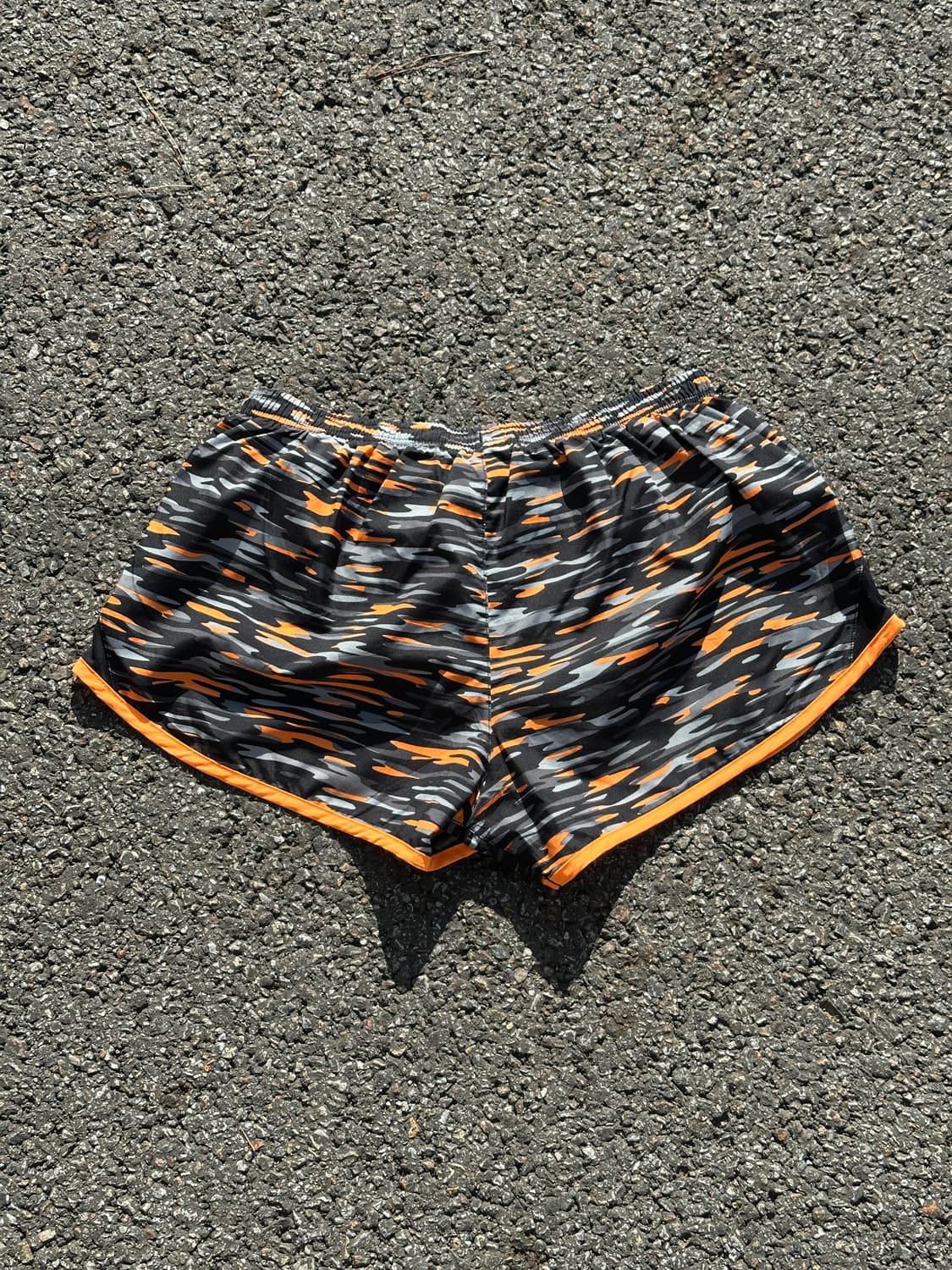 [L] 나이키 여성 지브라 블랙살구 러닝 쇼츠 반바지 상품이미지6