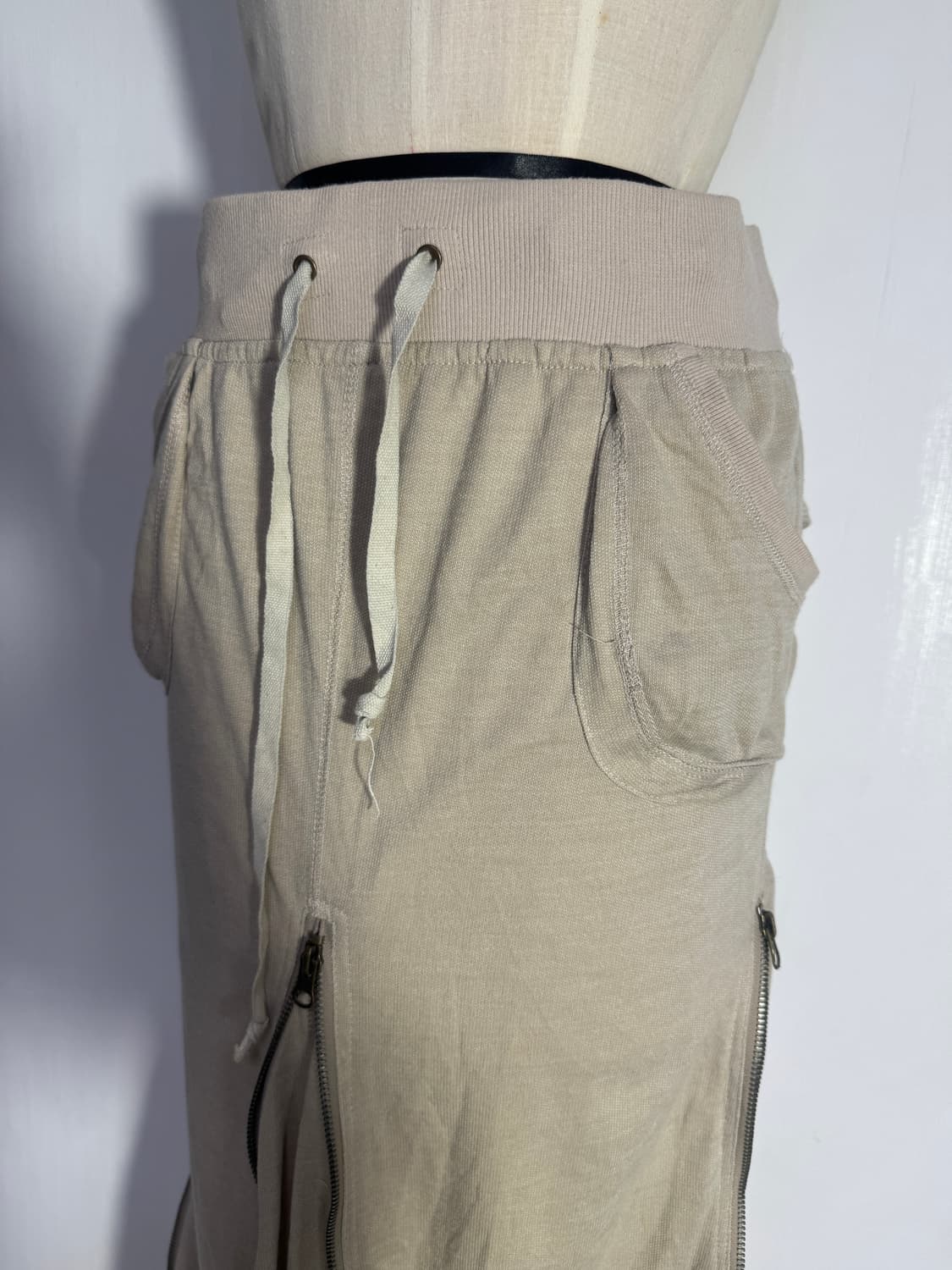 Mink mossi 지퍼 플레어 스커트 goa lgb y2k 밀리터리 상품이미지7