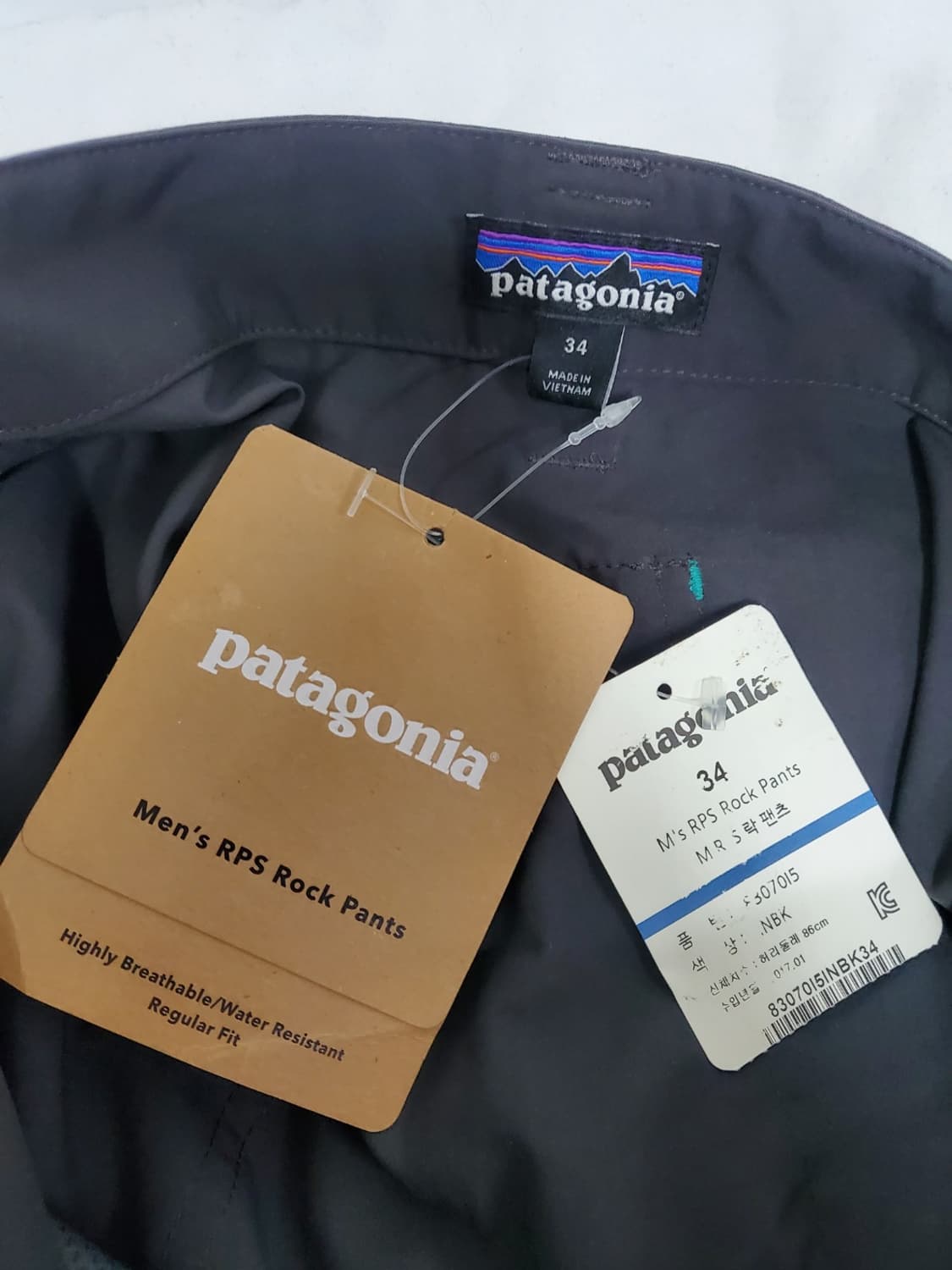 파타고니아 팬츠 정품 허리34사이즈 미사용  상품이미지7