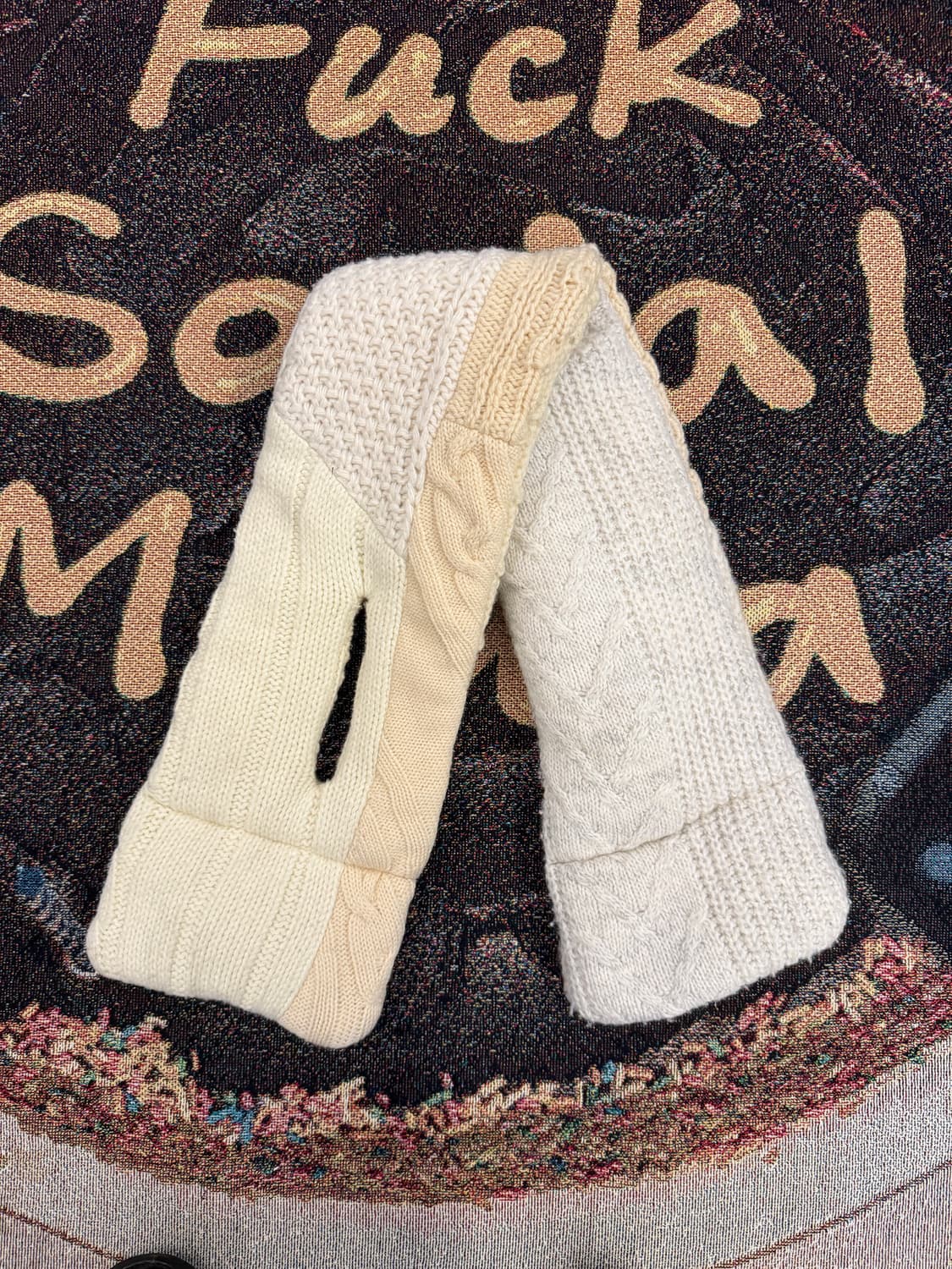 캐피탈 니트 머플러 상품이미지1