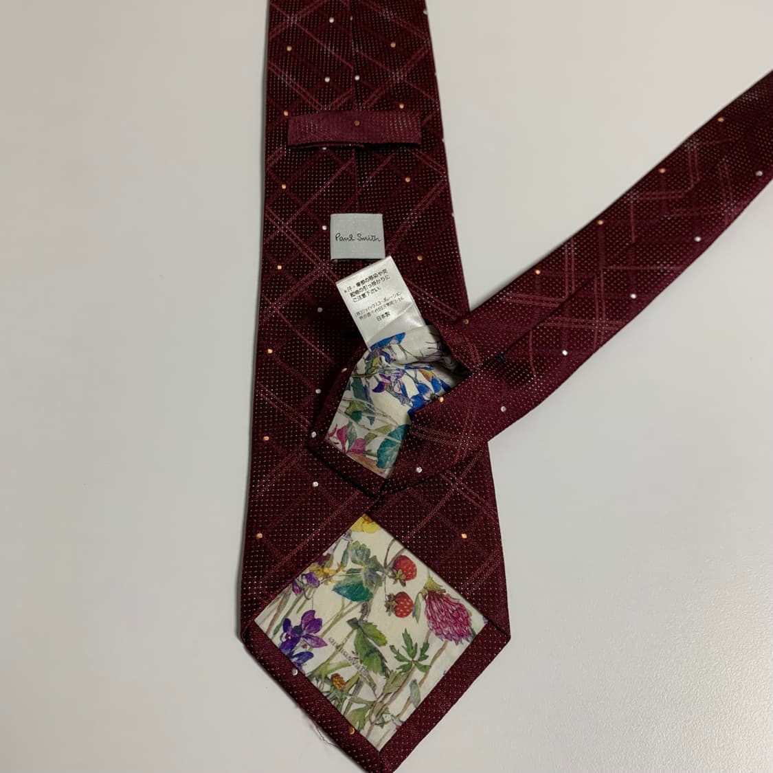 폴스미스(Paul smith) 명품넥타이 도트 체크넥타이 A+등급 상품이미지7