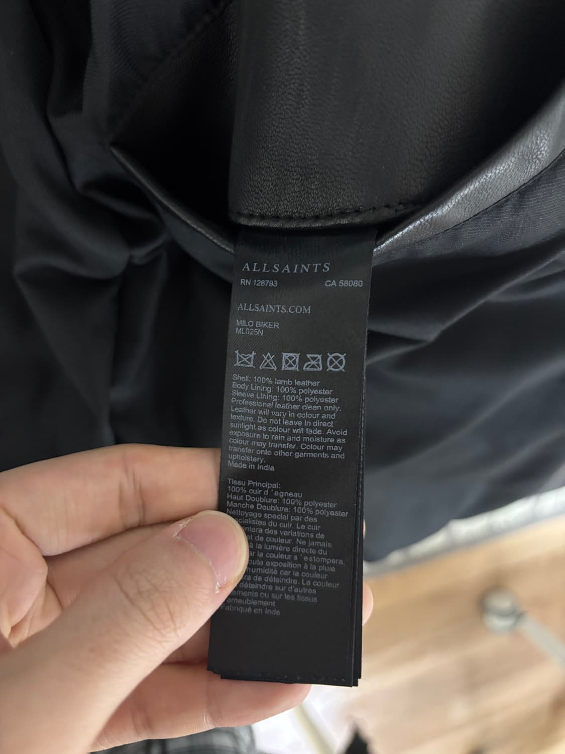 [S] 올세인츠 밀로 더블라이더 자켓 상품이미지7