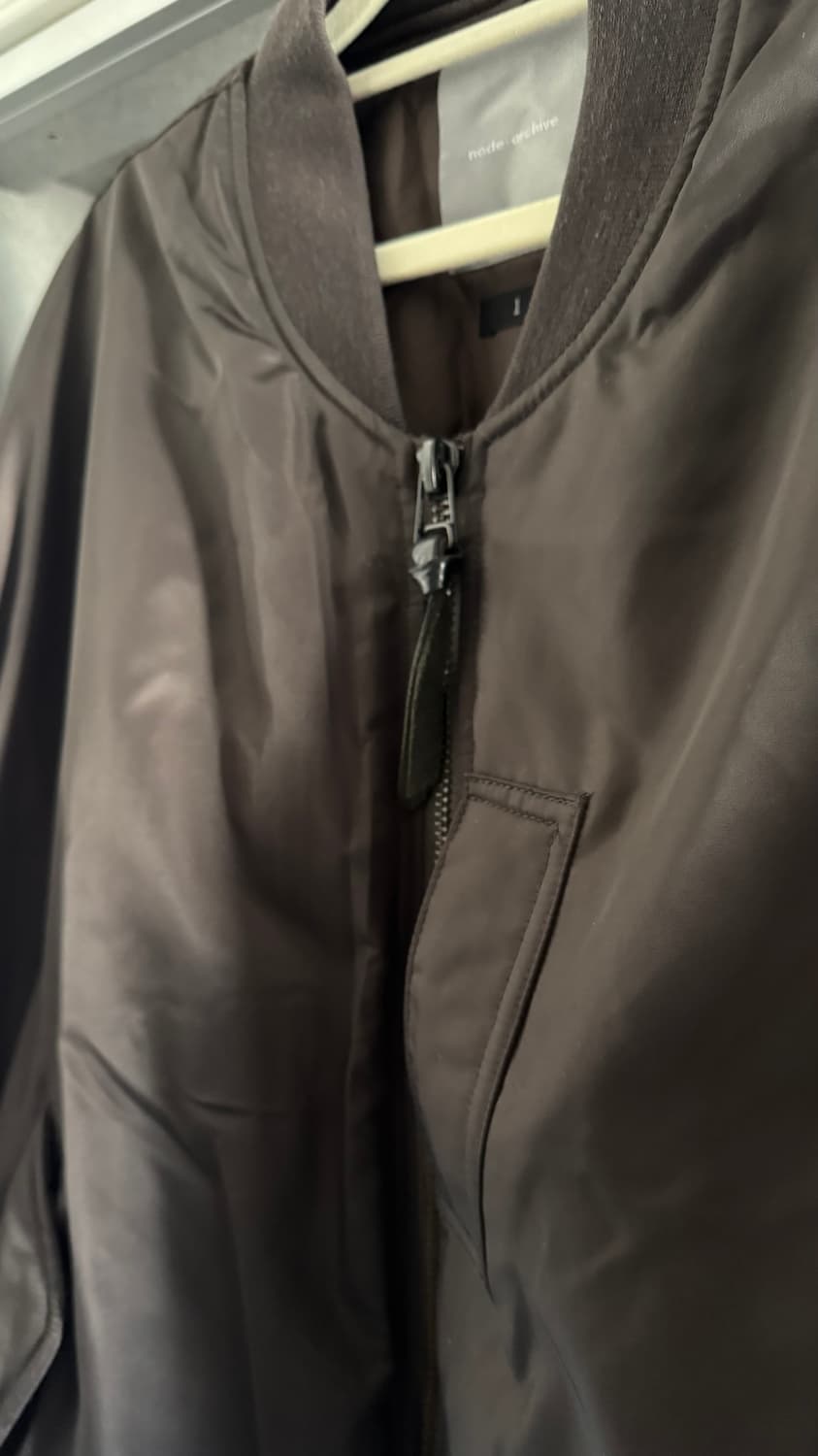 노드아카이브 시티 보이 MA-1 자켓 (모카 브라운) 상품이미지4