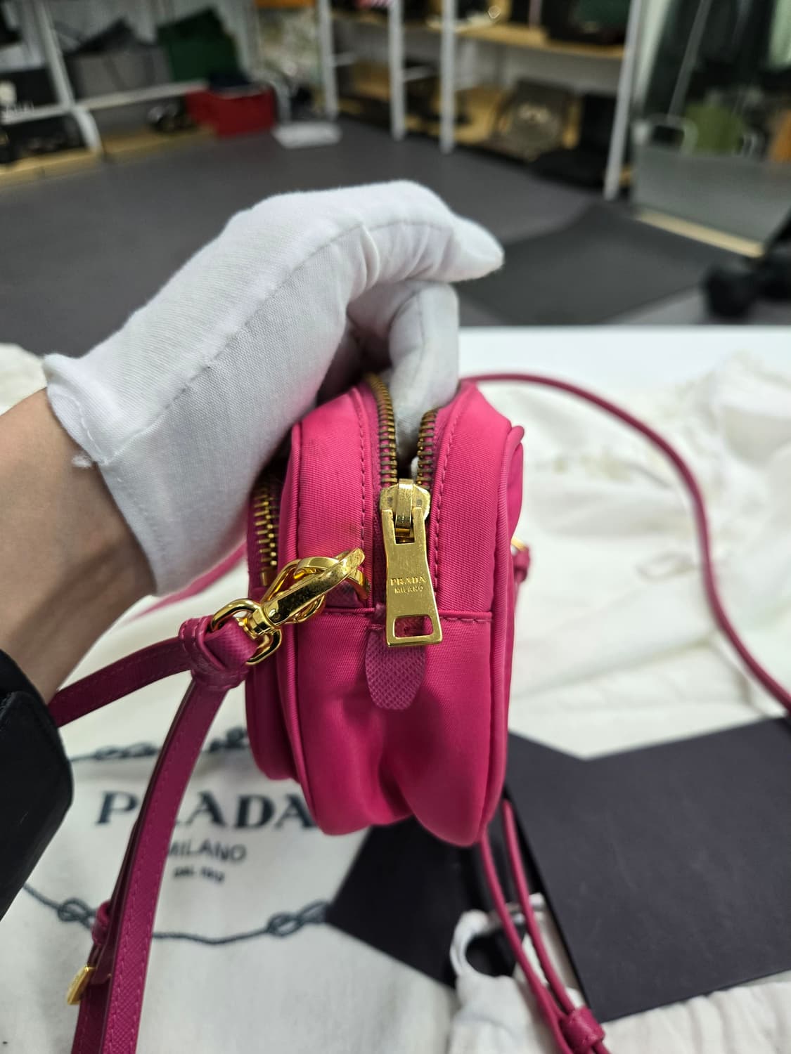 [A급컨디션]프라다 사피아노 미니백 상품이미지5