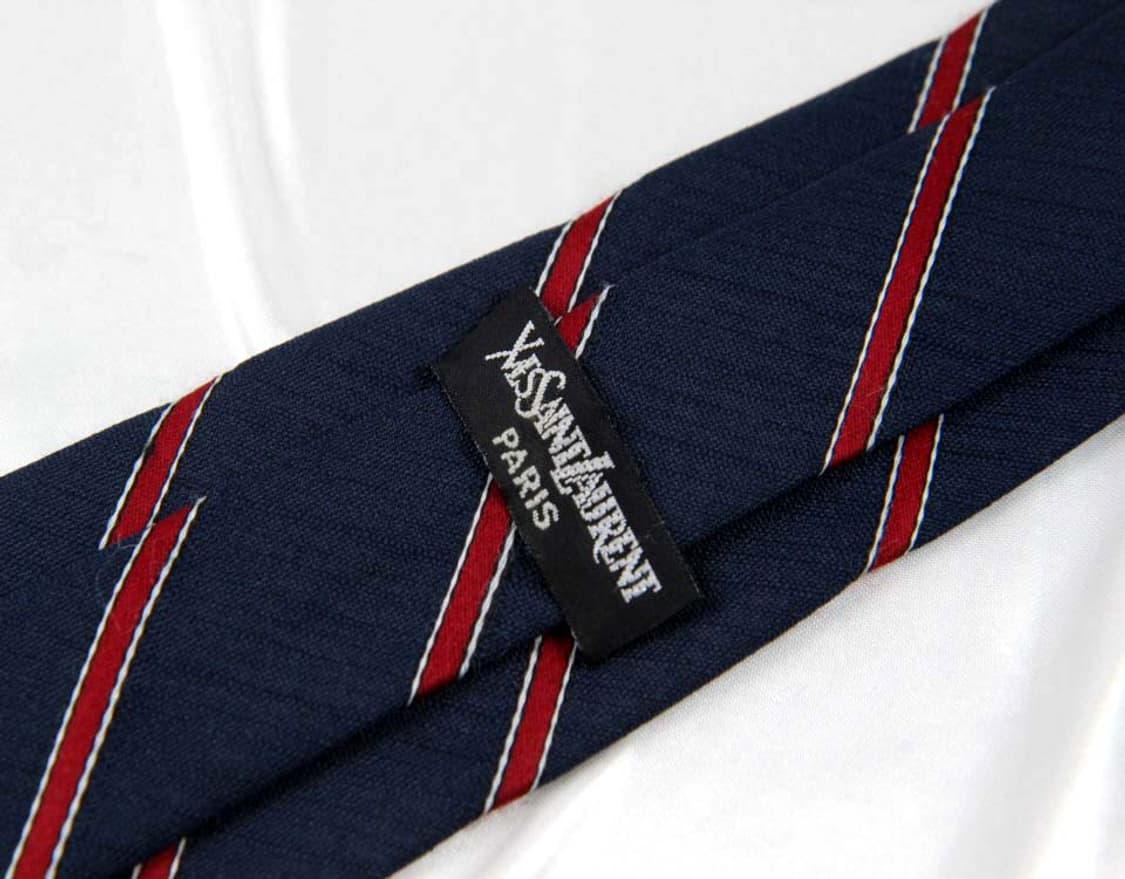 입생로랑 7.5cm A등급 폭수선 남자 명품 넥타이 상품이미지3