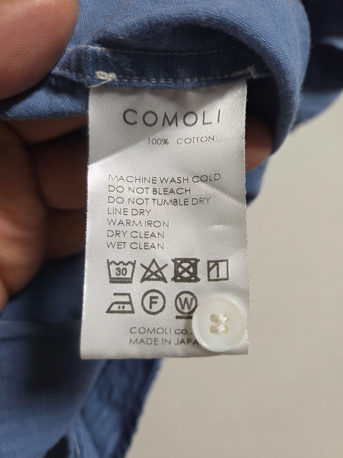 [2] 코모리 오픈 카라 셔츠 상품이미지3