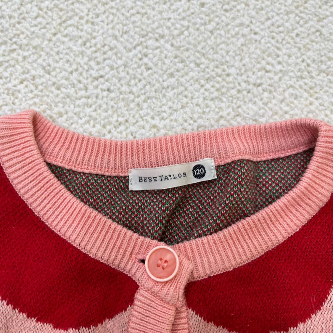 120 베베테일러 키즈 니트 가디건 0325M 상품이미지2