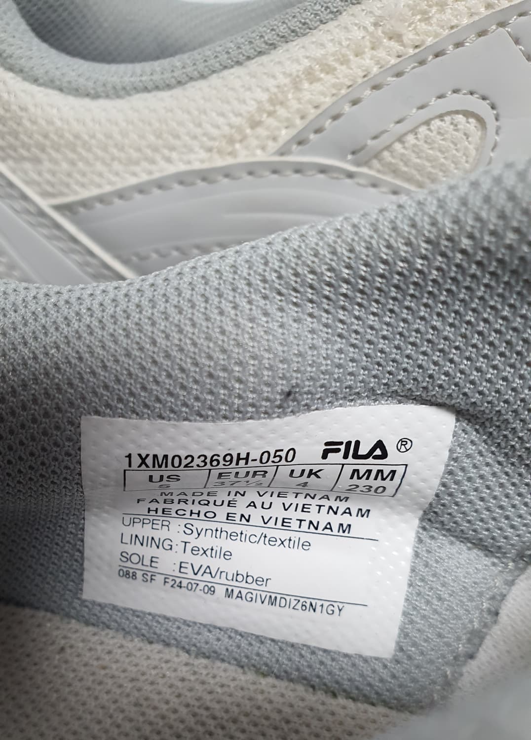 휠라 에샤페 벨크로 메리제인사이즈 5 us 230 스니커즈 상품이미지4