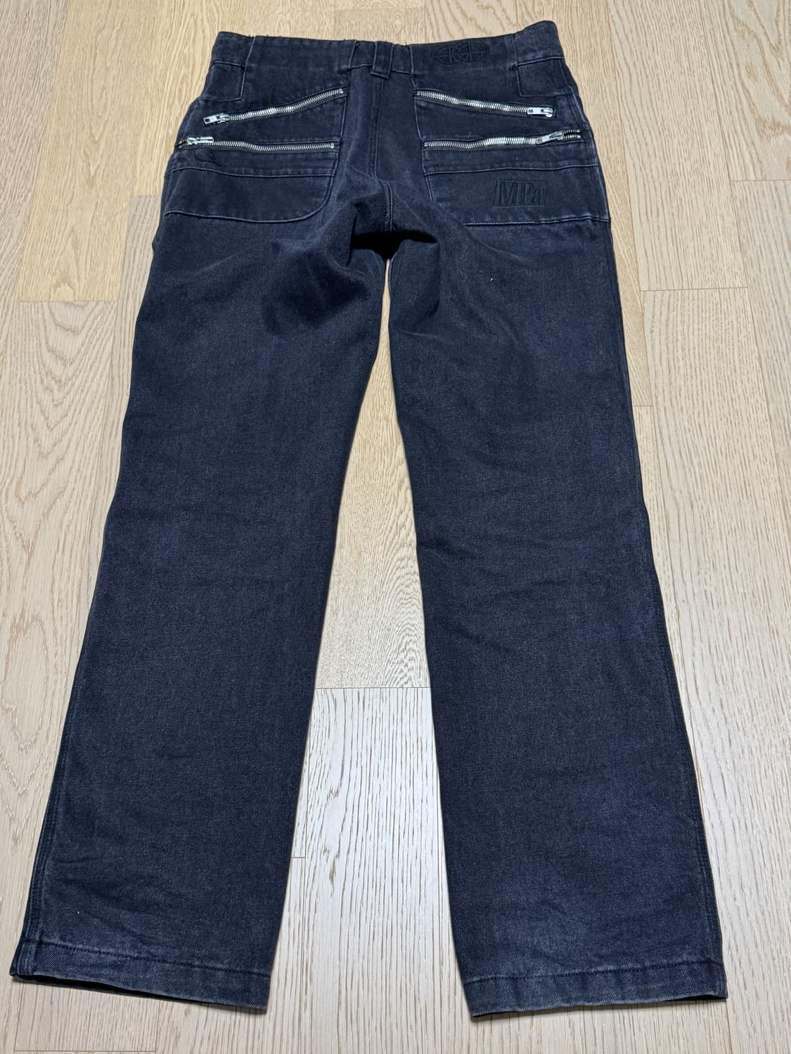 [M] 플라스틱 프로덕트 MPa SPLIT POCKET PANTS 블랙 상품이미지3