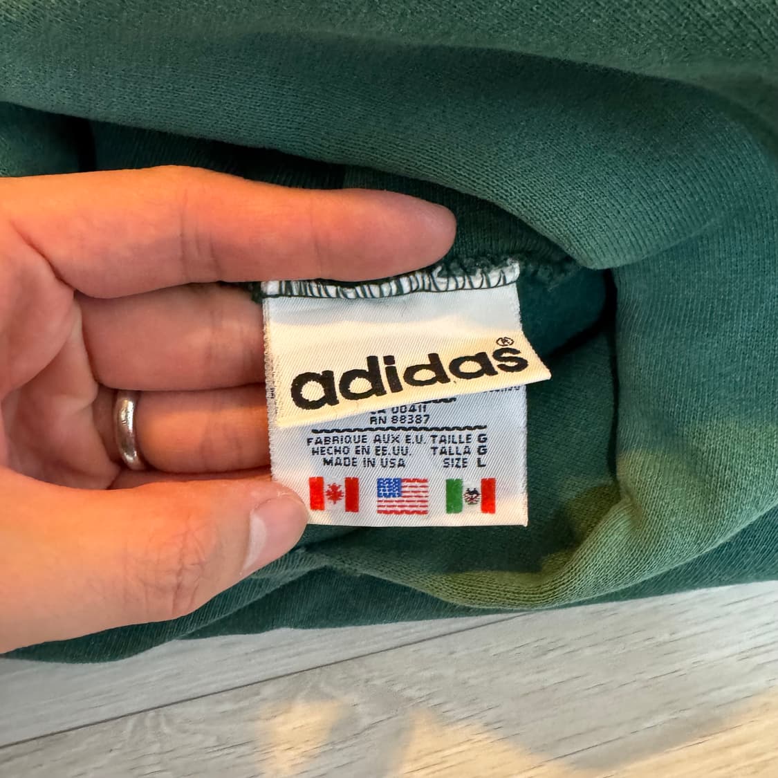 90‘s 아디다스 후드티 상품이미지6